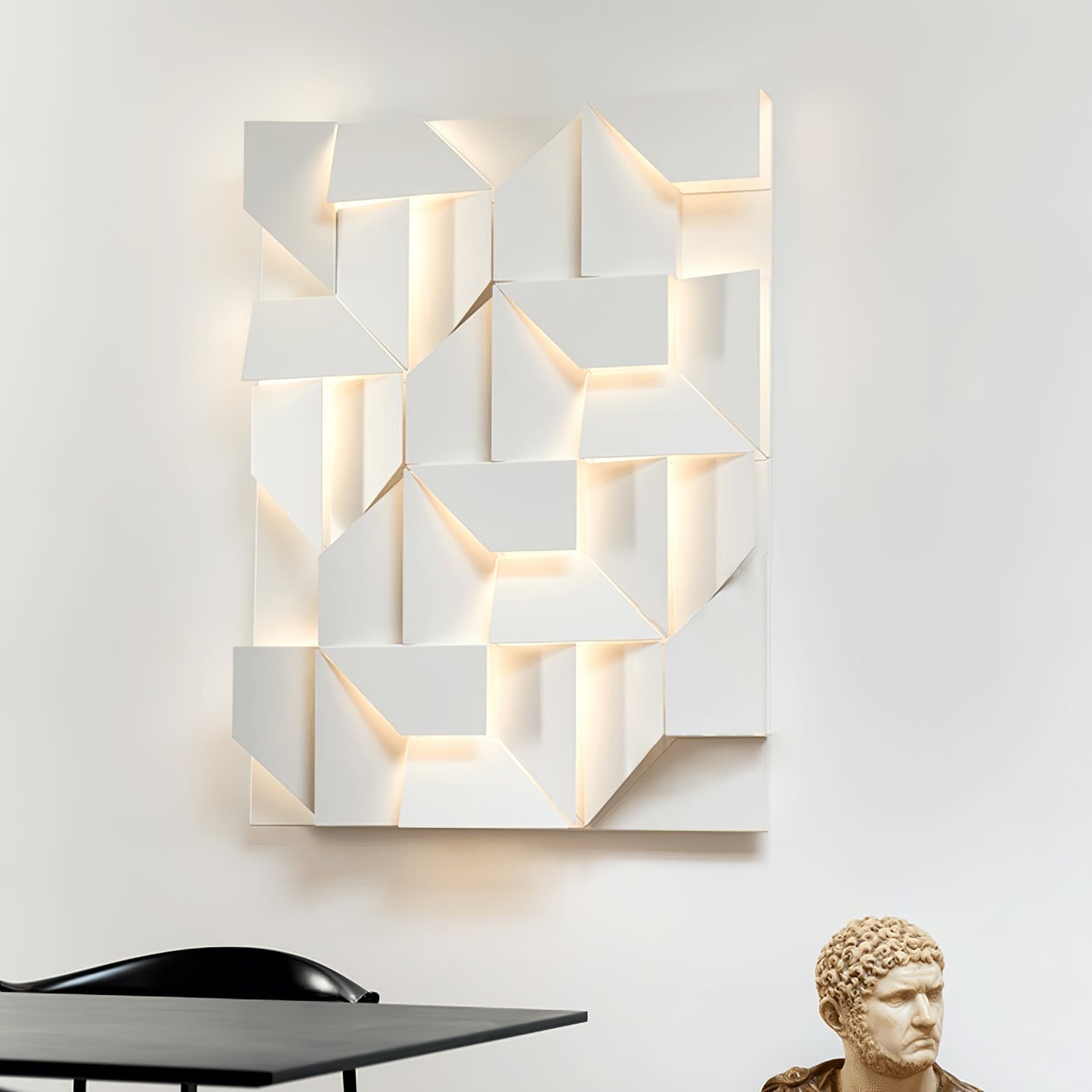 Zoliria Shadows Rechargeable Grand Sconce Wall lamp - Letslighting