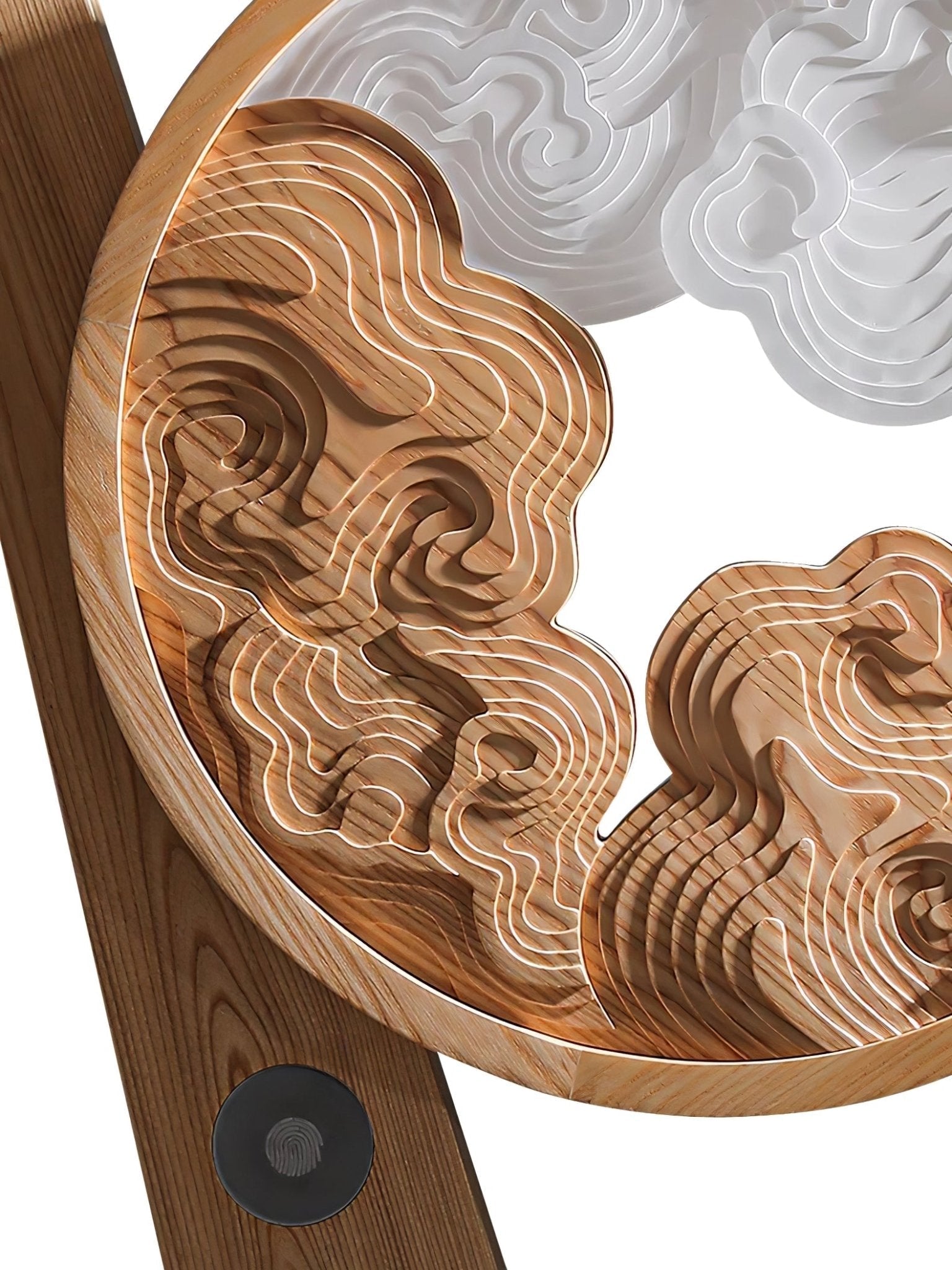 Cunoreth Rustic Wood Table Lamp - Letslighting