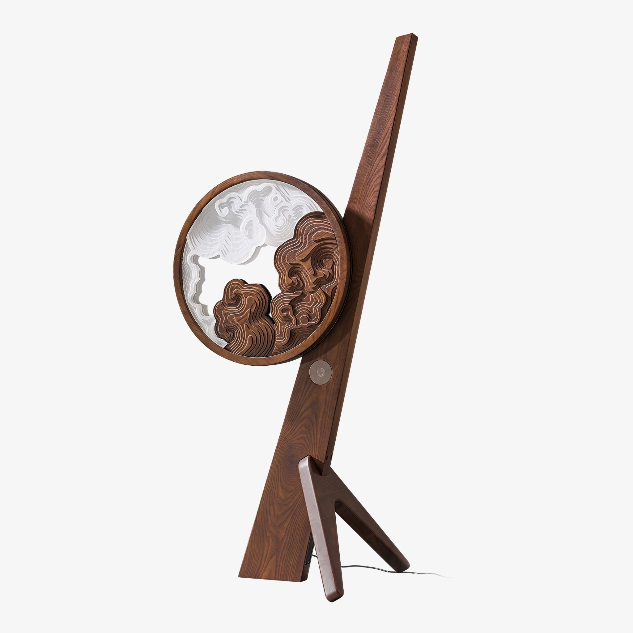 Cunoreth Rustic Wood Table Lamp - Letslighting