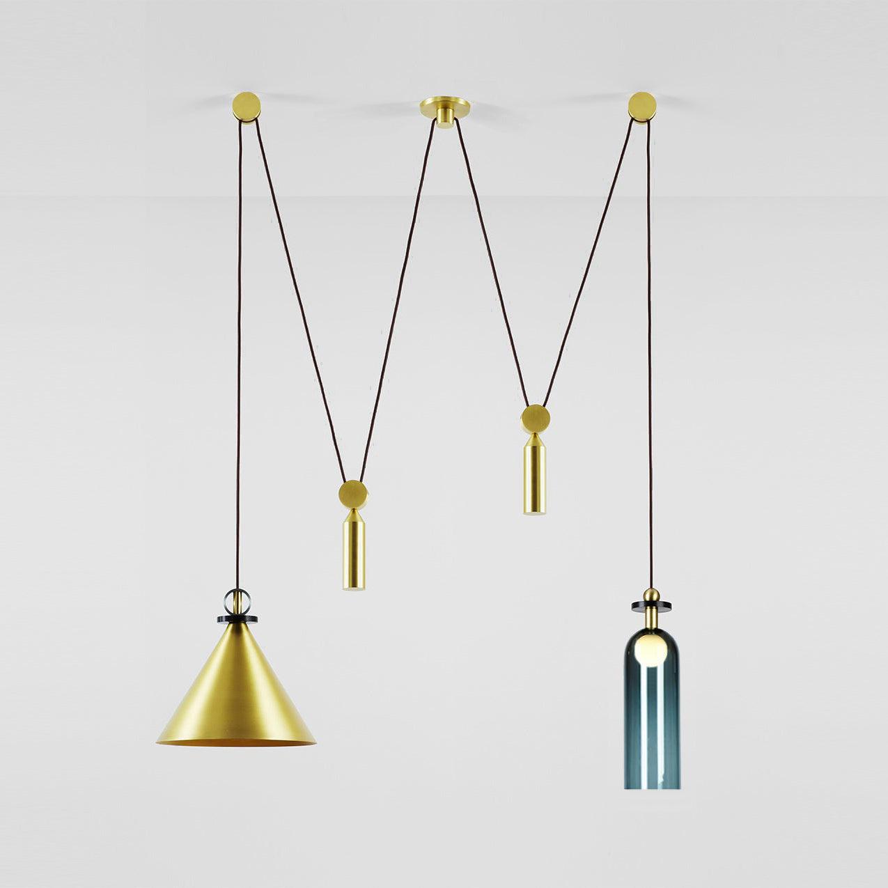 Lustra Chandelier Geometric Shape Art - Letslighting
