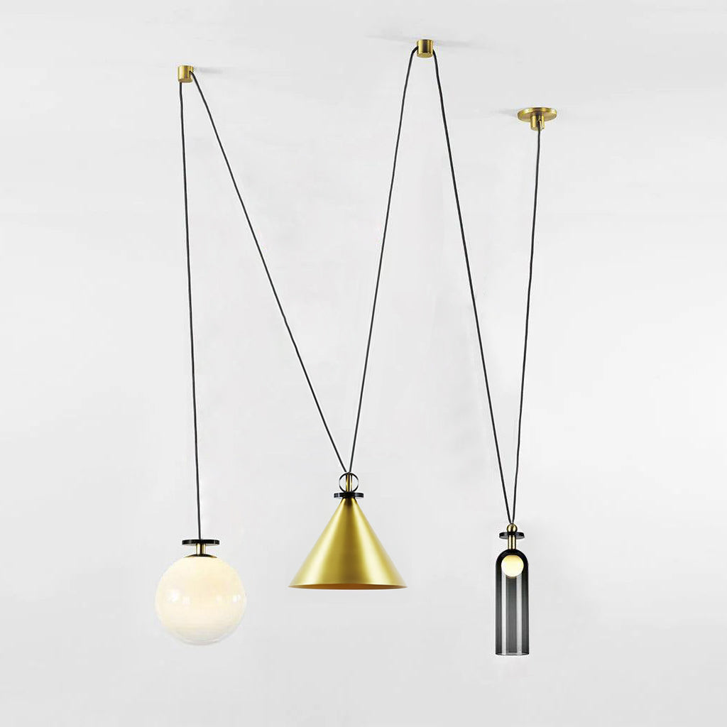Lustra Chandelier Geometric Shape Art - Letslighting
