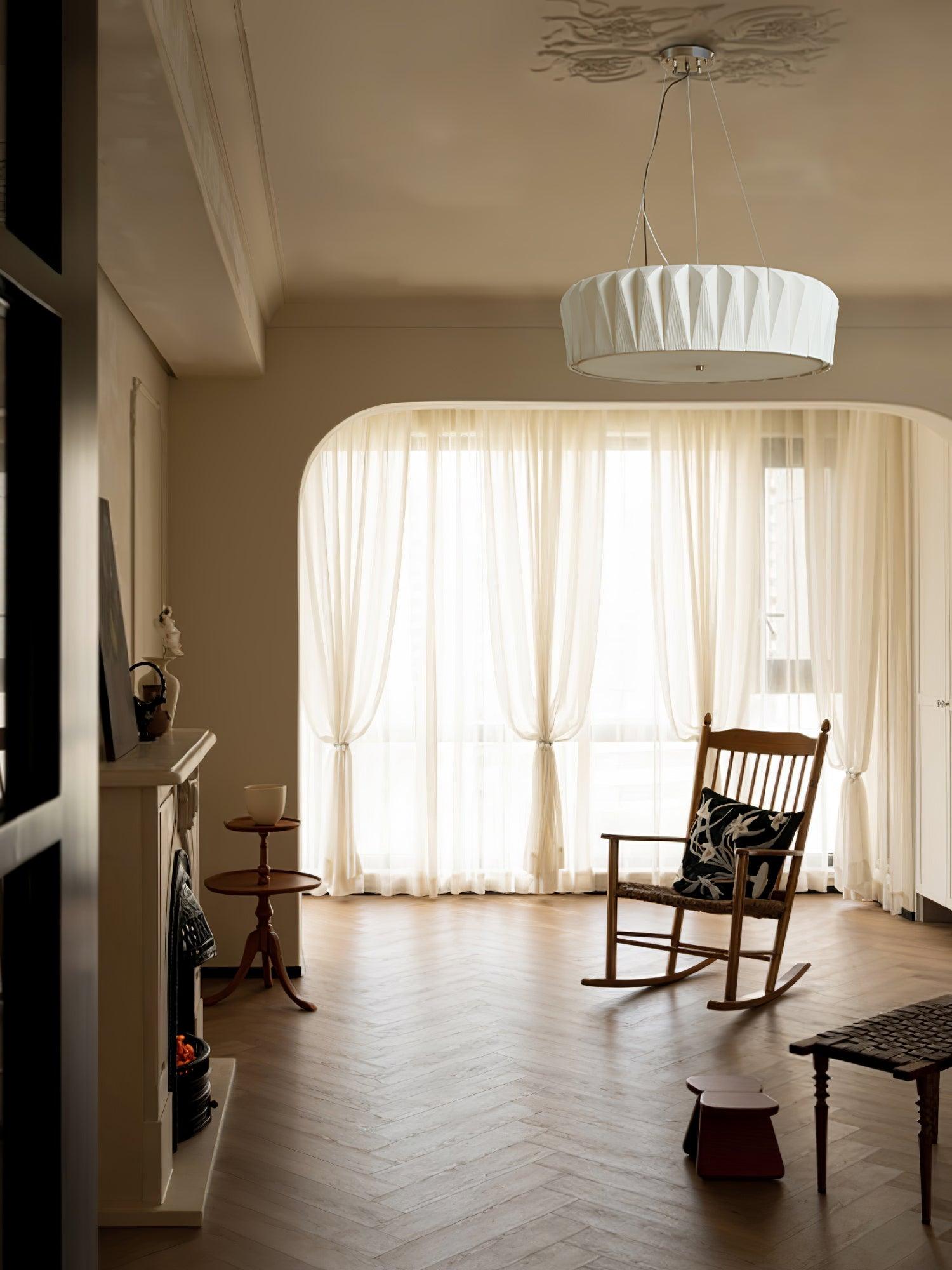 Vaeliora Ribbed Ceramic Pendant Light - Letslighting