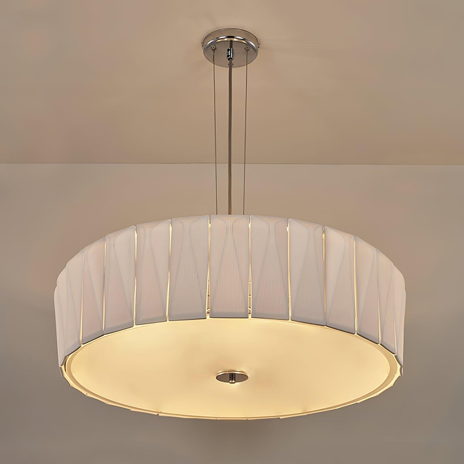 Vaeliora Ribbed Ceramic Pendant Light - Letslighting