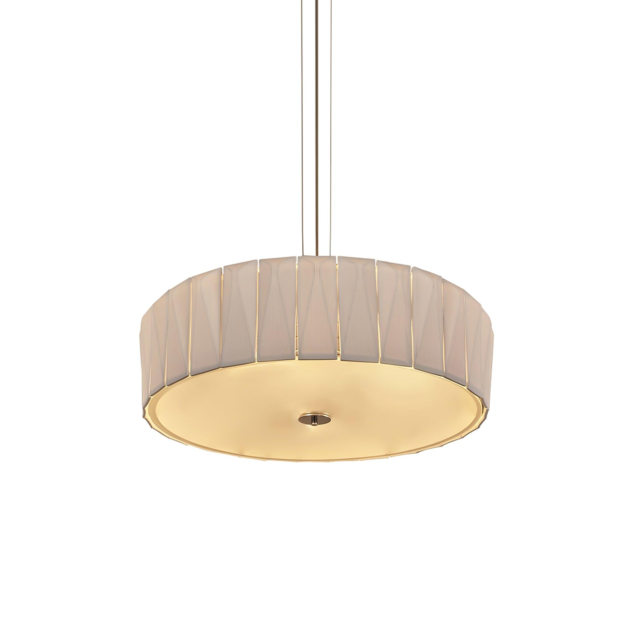 Vaeliora Ribbed Ceramic Pendant Light - Letslighting