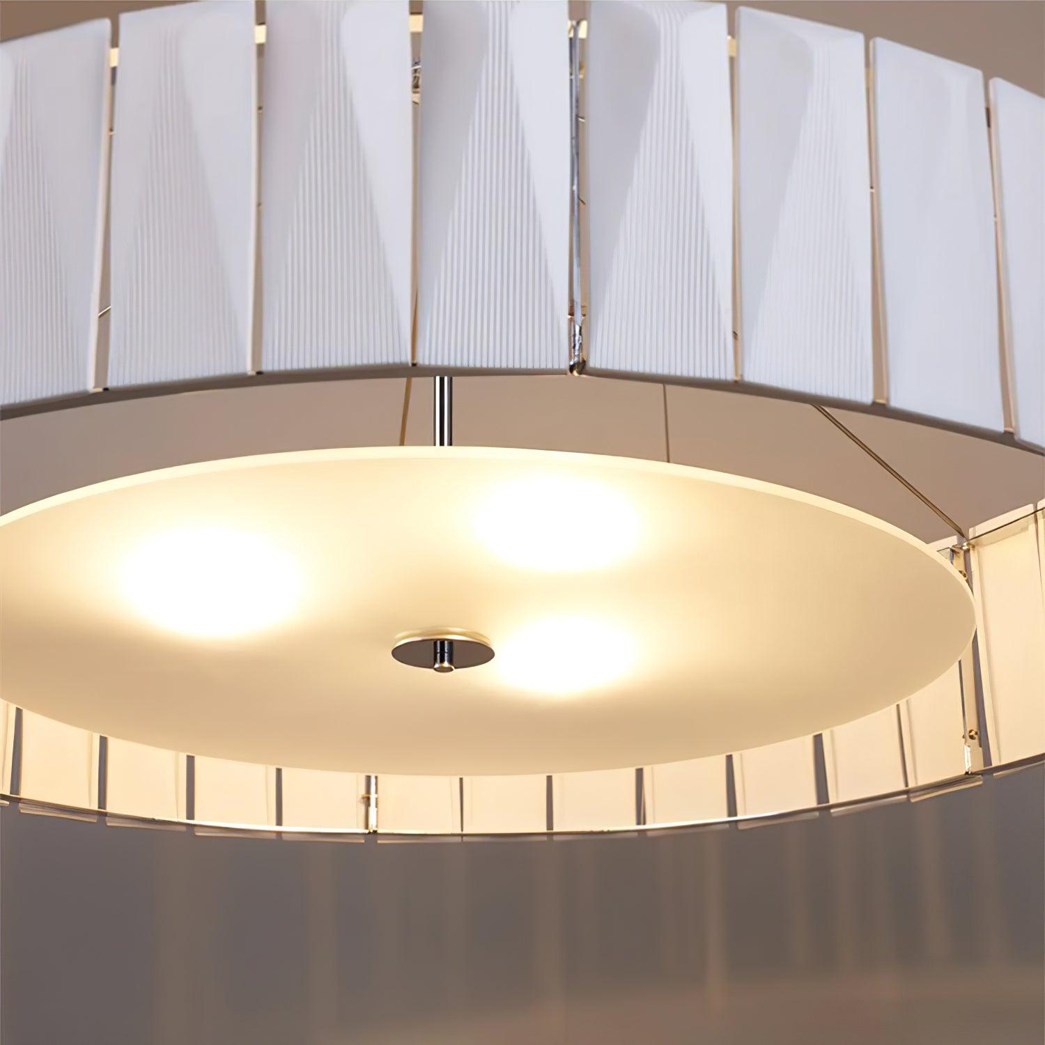 Vaeliora Ribbed Ceramic Pendant Light - Letslighting