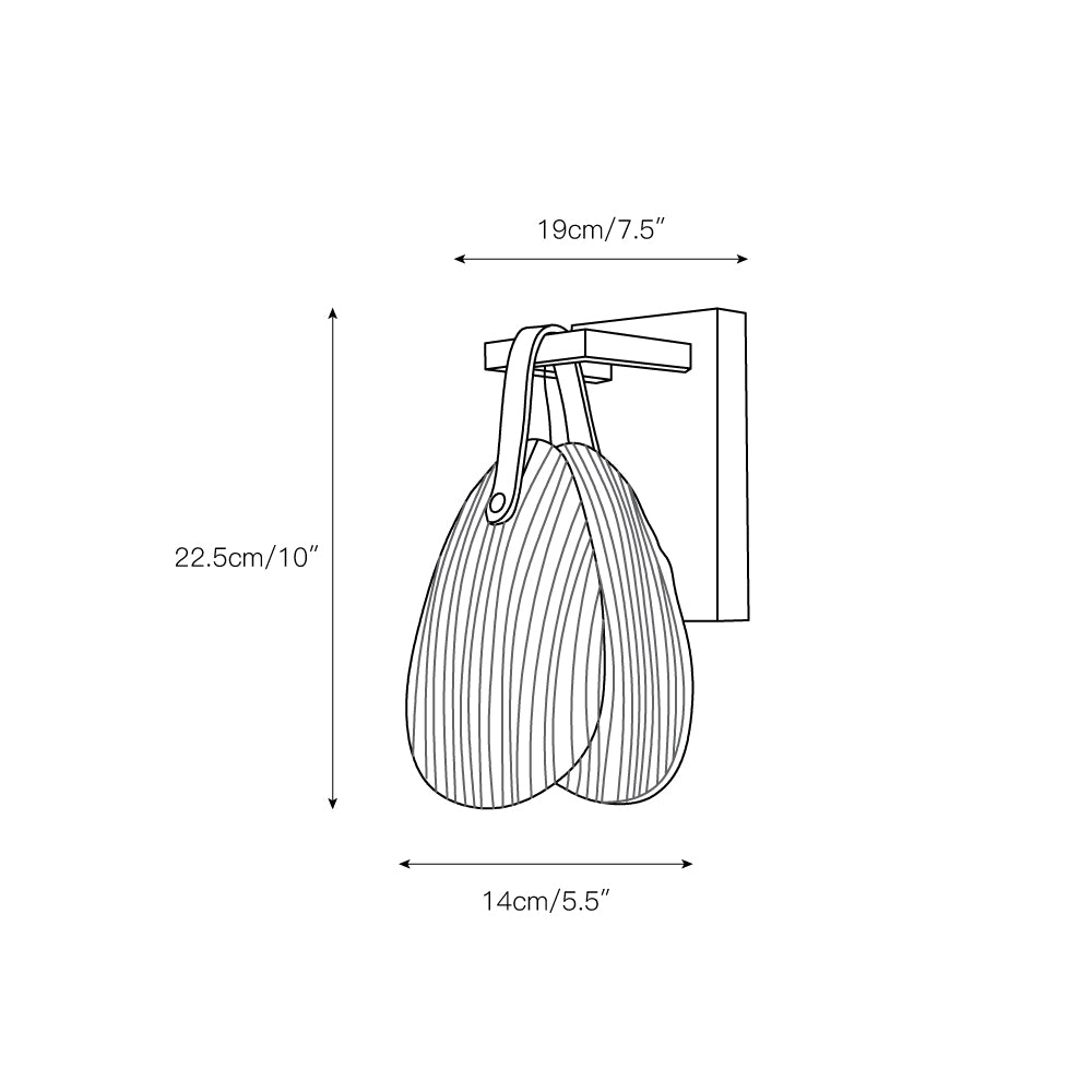 Zaphais Individual Creativity Glass Wall Lamp - Letslighting