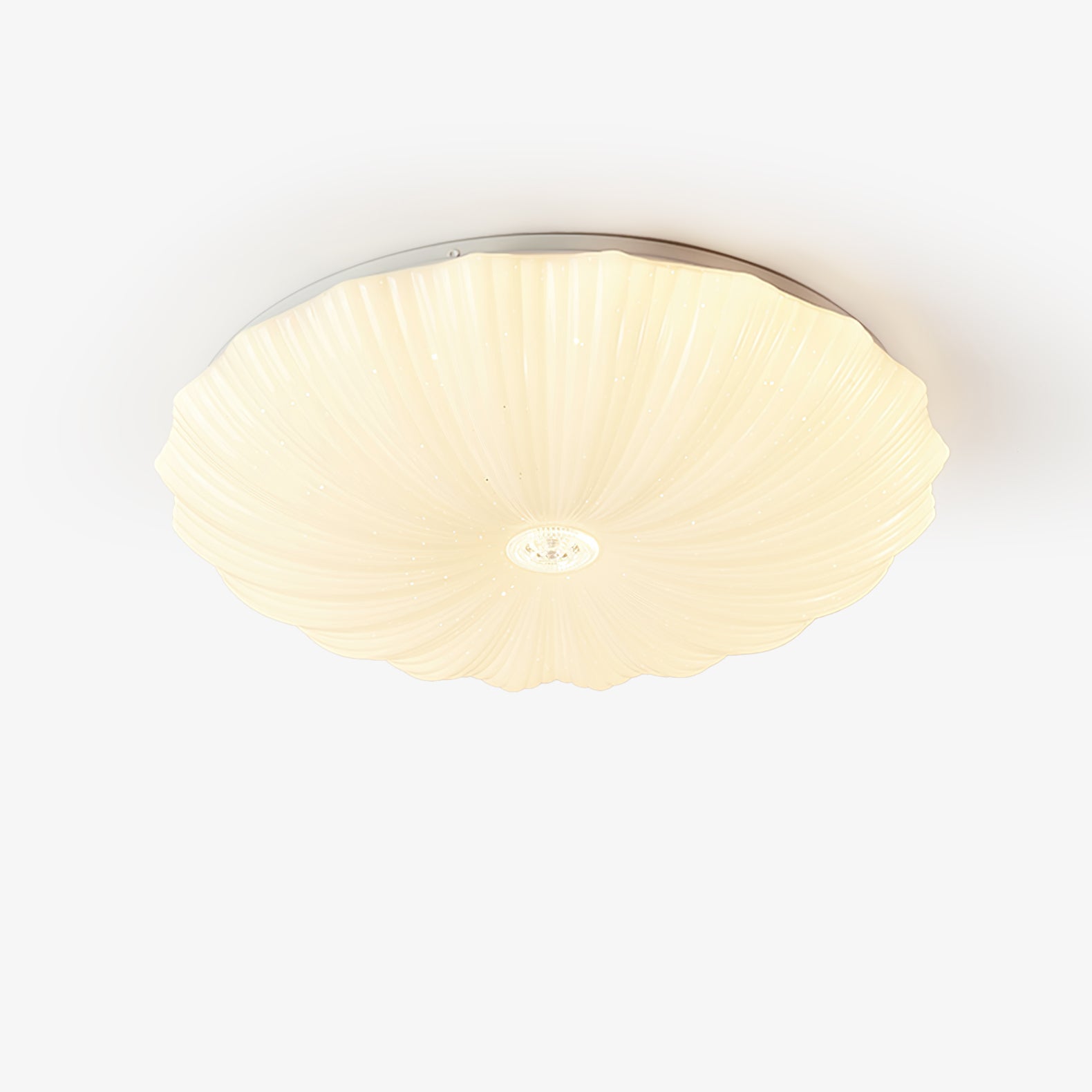 Coloria Nordic Art Shell Round Ceiling Lamp - Letslighting
