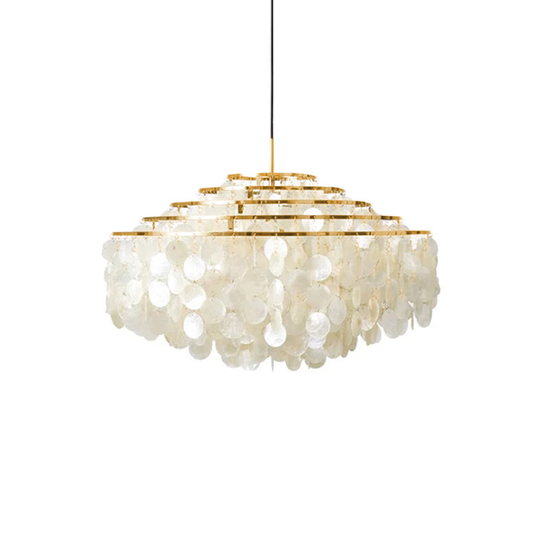 Lustra Pendant Lamp Round Shell Ring - Letslighting