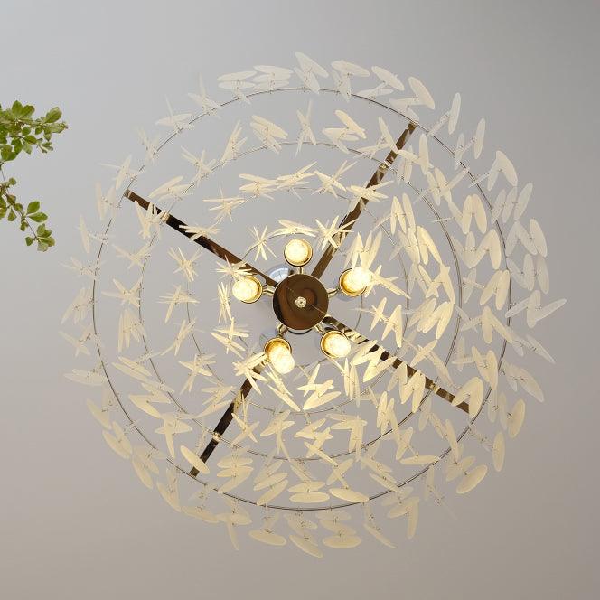 Elios Elegant Capiz Shell Chandelier - Letslighting