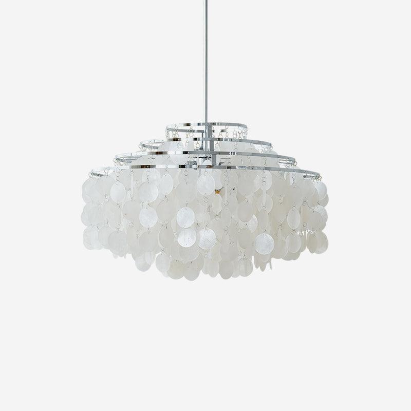 Elios Elegant Capiz Shell Chandelier - Letslighting