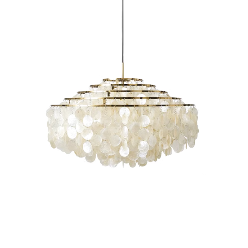 Lustra Pendant Lamp Round Shell Ring - Letslighting