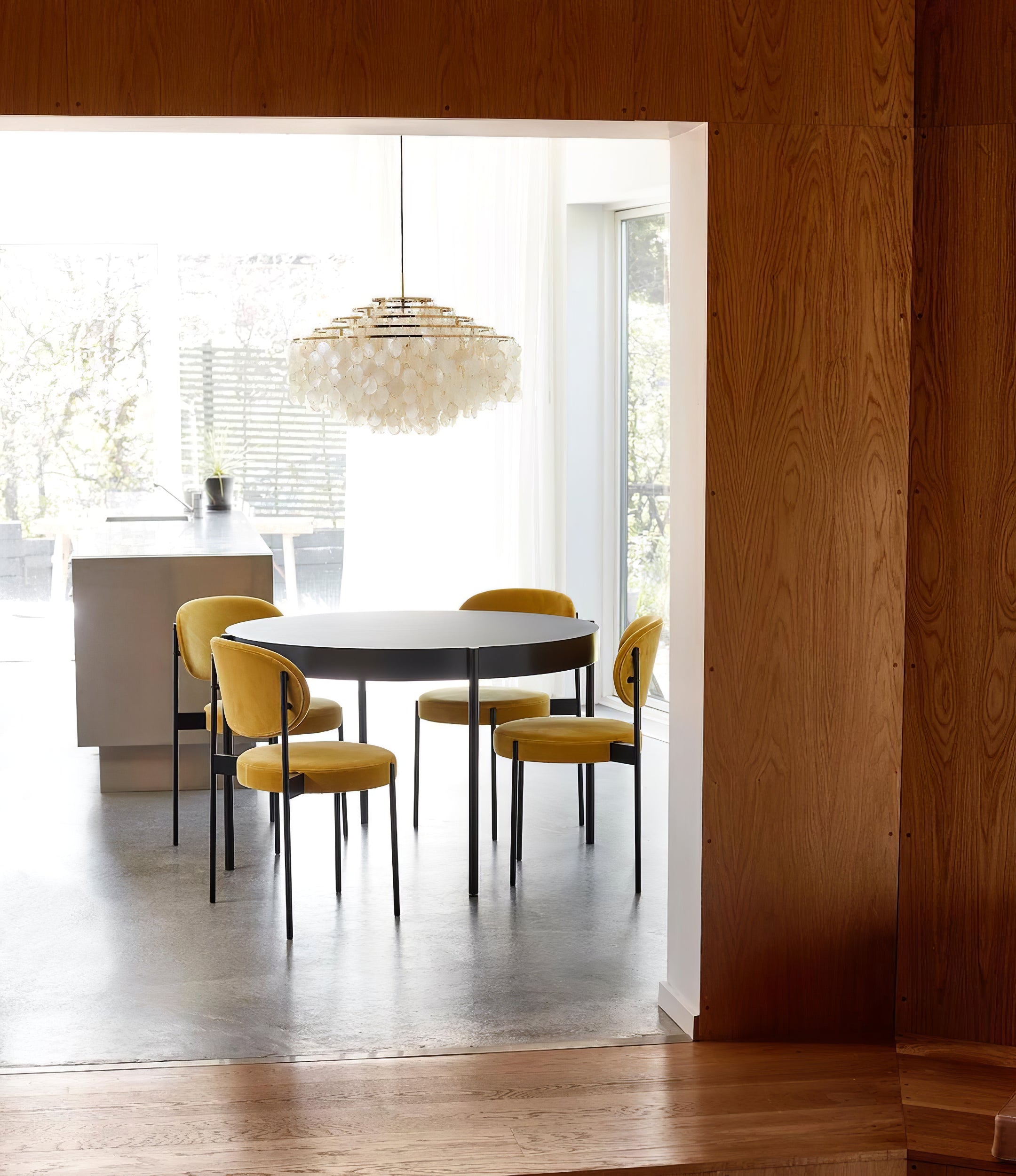 Lustra Pendant Lamp Round Shell Ring - Letslighting