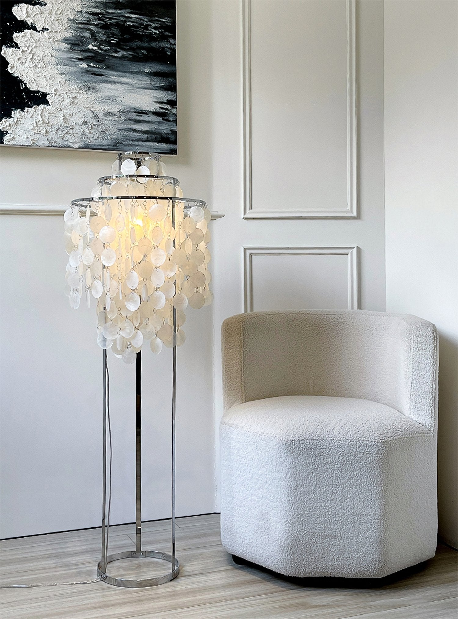 Eursolil Glam Glass Floor Lamp - Letslighting