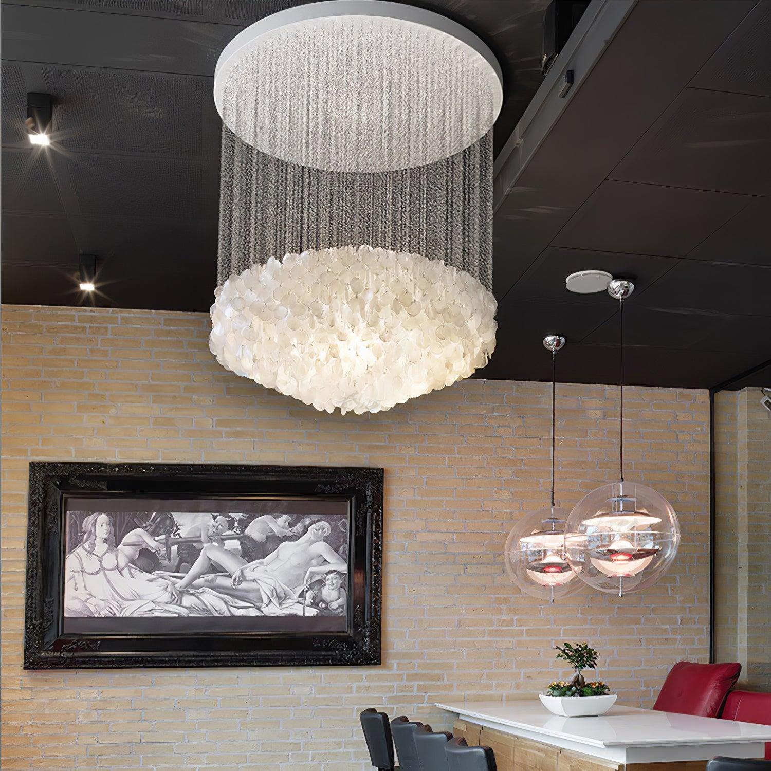 Atalila Coastal Shell Pendant Light - Letslighting