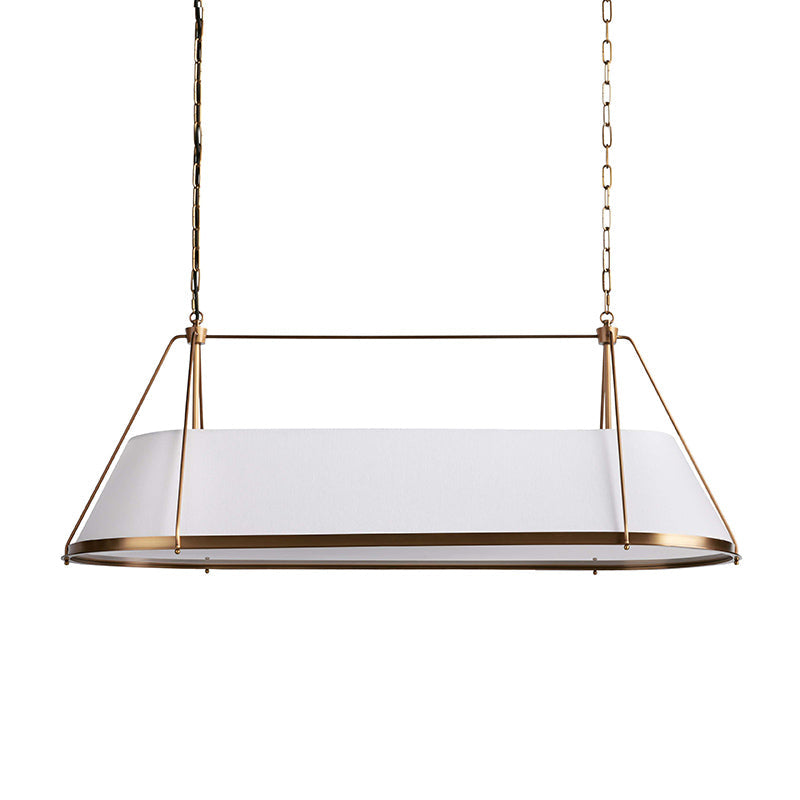 Lysilara Vintage Industrial Linear Fabric Chandelier - Letslighting
