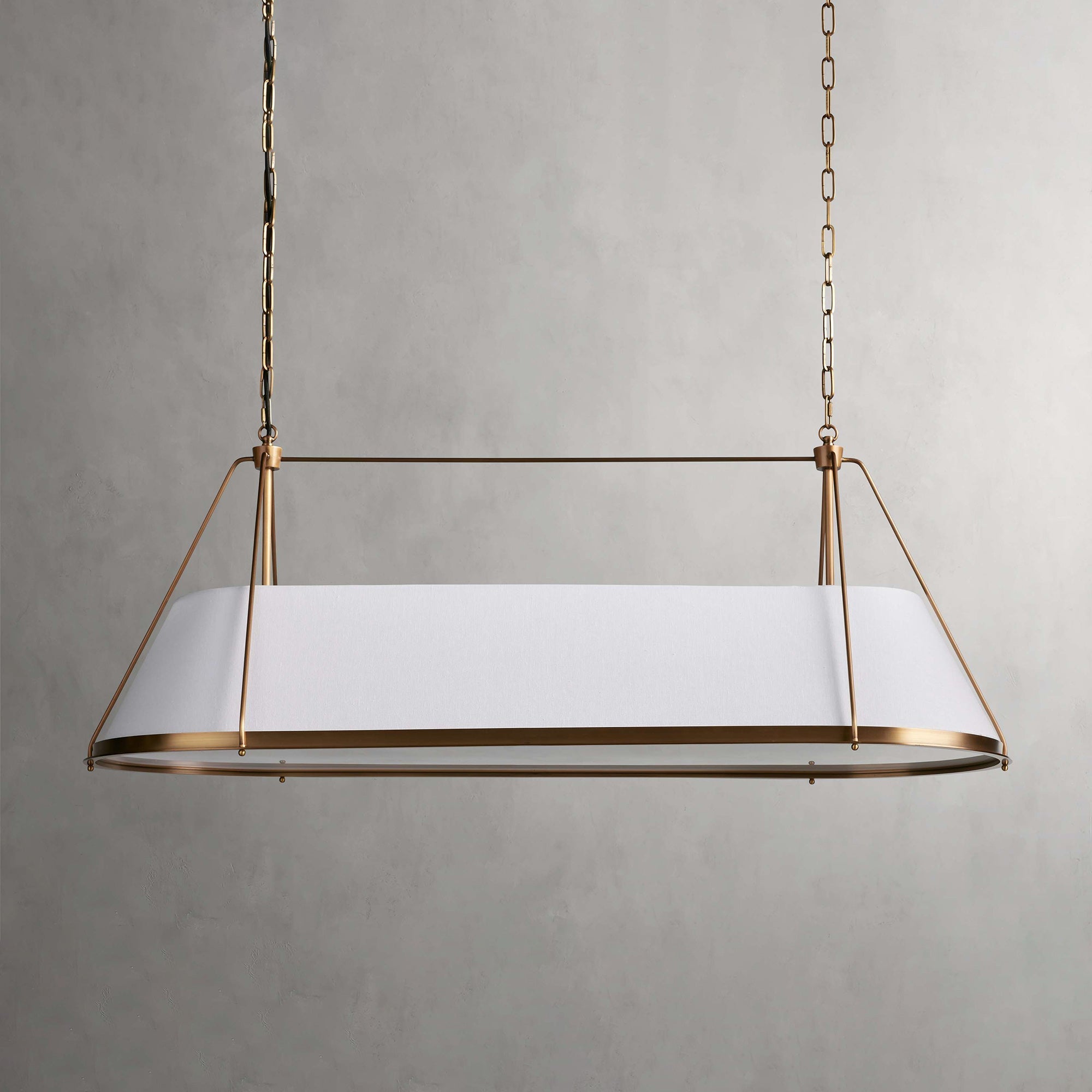 Lysilara Vintage Industrial Linear Fabric Chandelier - Letslighting