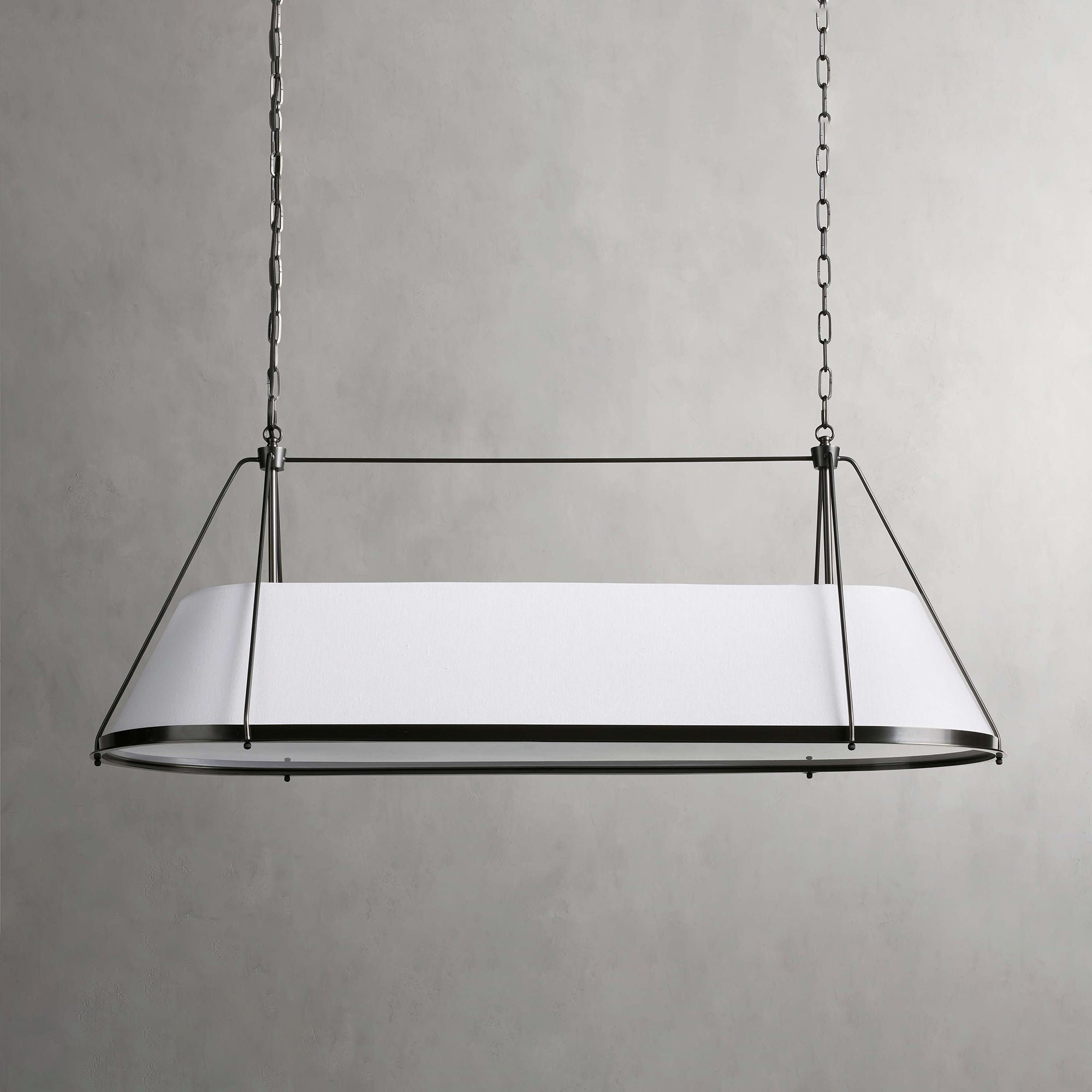 Lysilara Vintage Industrial Linear Fabric Chandelier - Letslighting