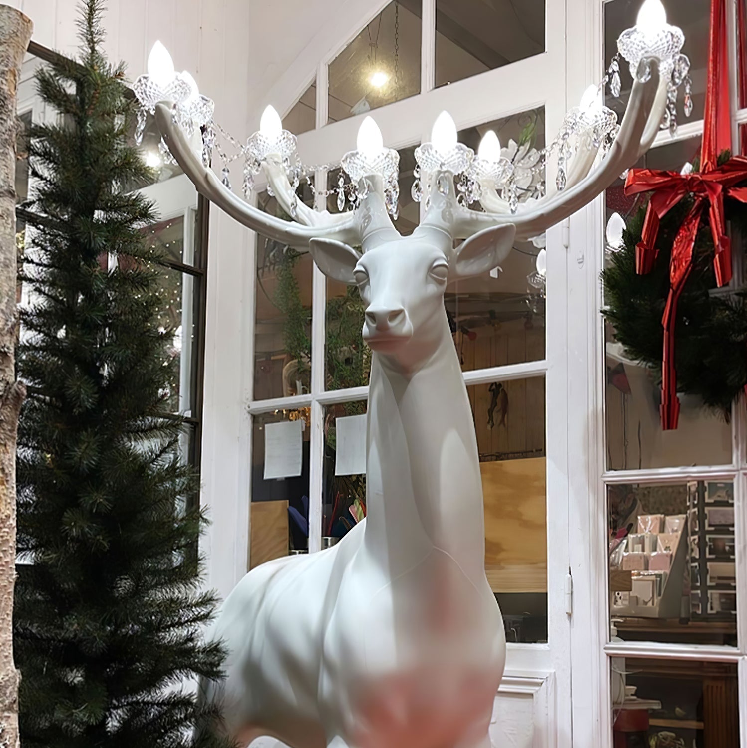 Lustra Floor Lamp Deer Figure Playful Artistic - Letslighting
