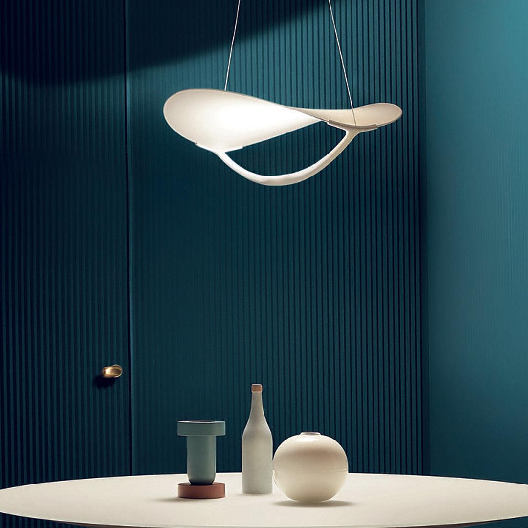 Shield Pendant Lamp Curved Organic Minimalist - Letslighting