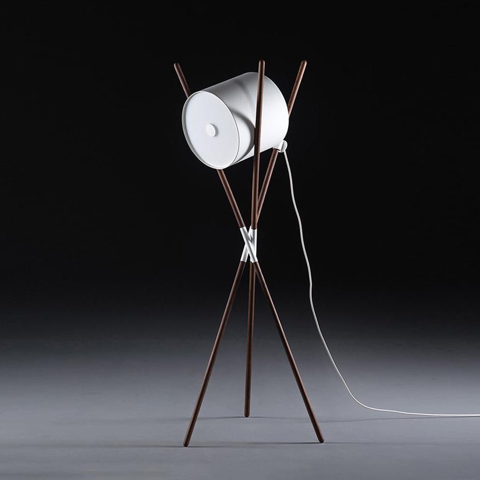 Colton Contemporary Wood Floor Lamp - Letslighting