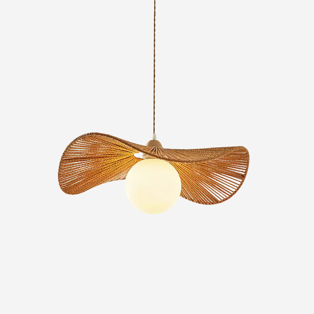 Shiloh Pendant Lamp Woven Organic Minimalist - Letslighting