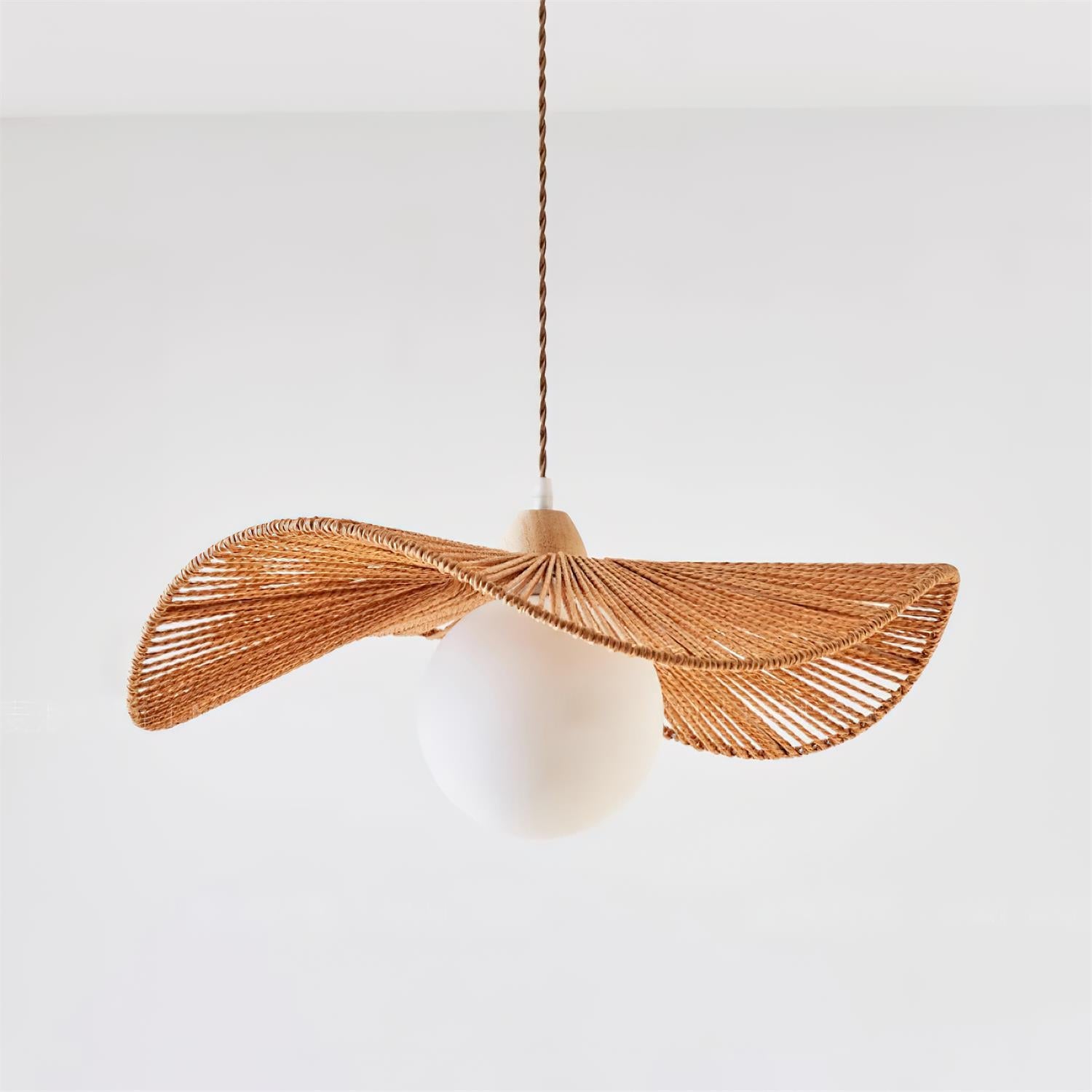 Shiloh Pendant Lamp Woven Organic Minimalist - Letslighting