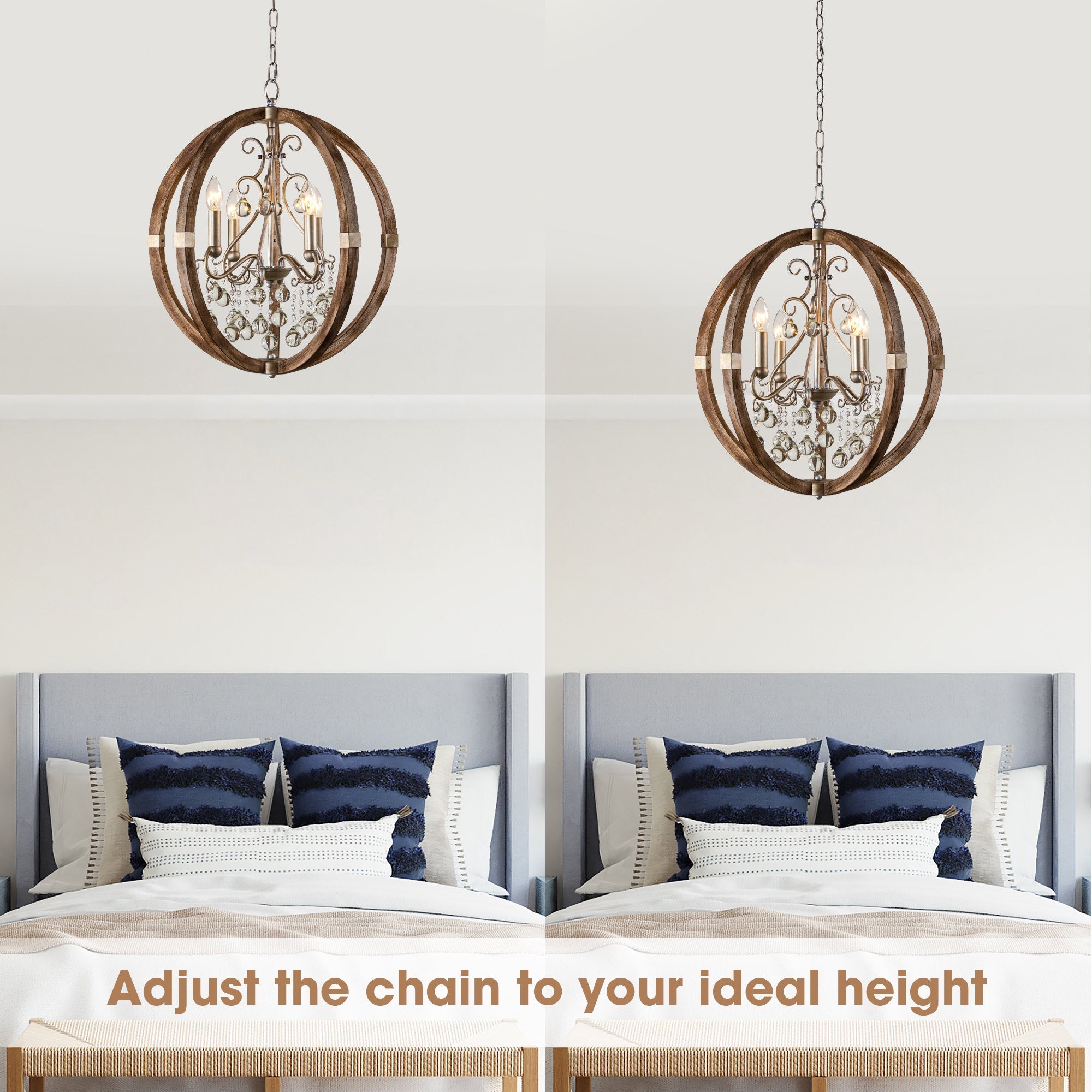 Oltheyra Premium Elegance Wooden Pendant Lamp - Letslighting