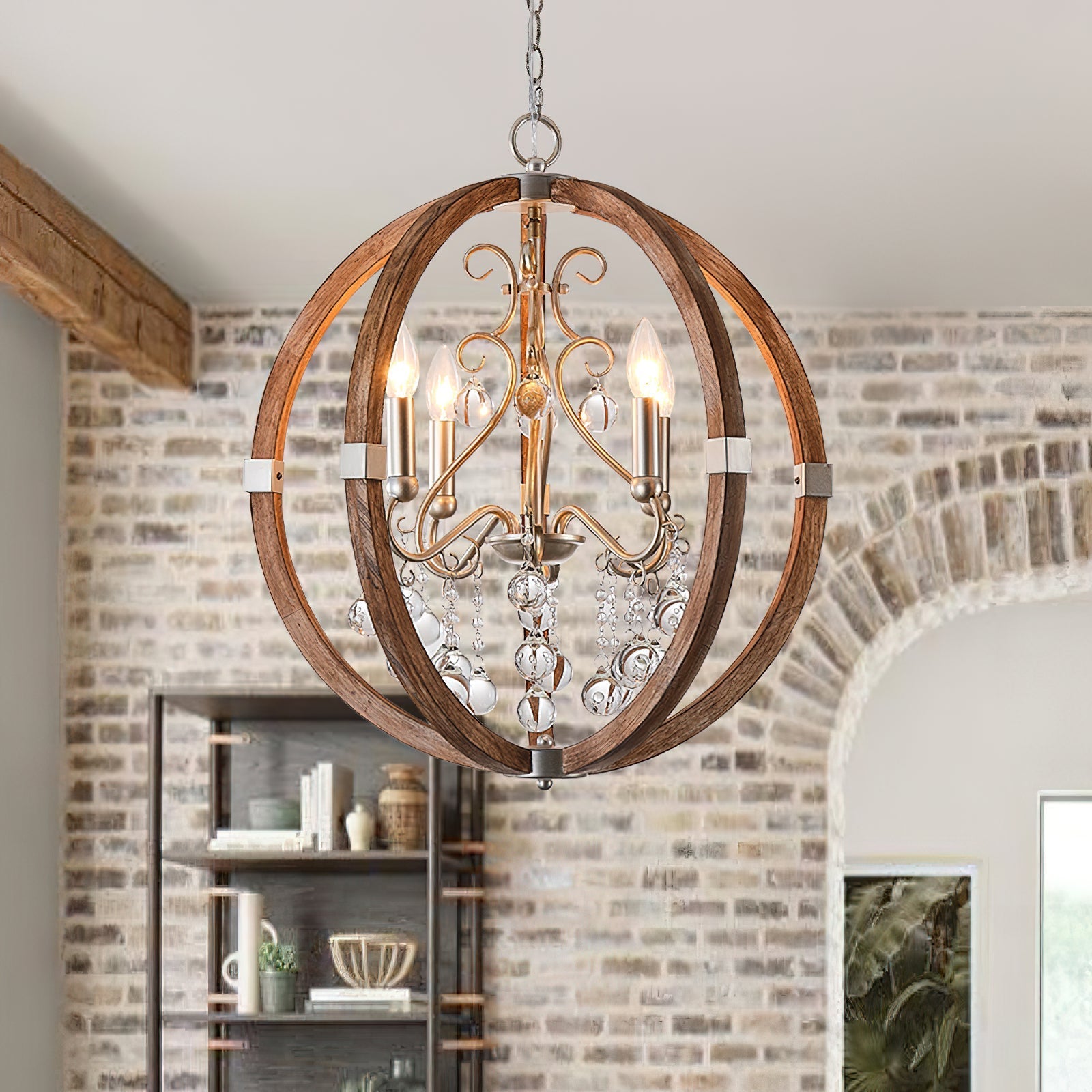 Oltheyra Premium Elegance Wooden Pendant Lamp - Letslighting