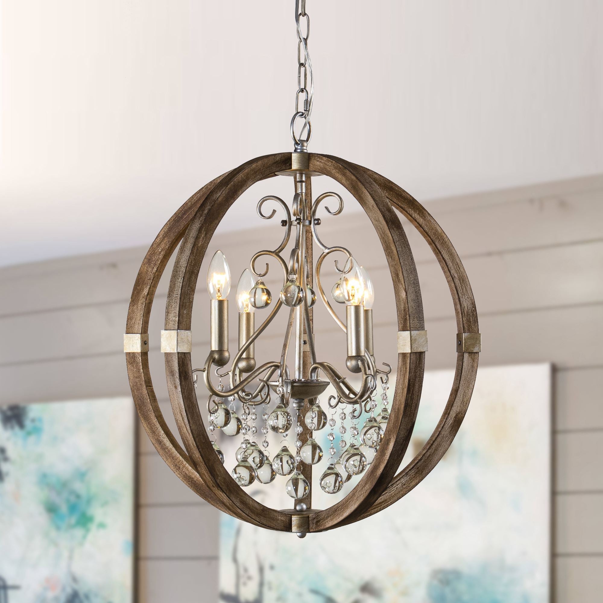 Oltheyra Premium Elegance Wooden Pendant Lamp - Letslighting