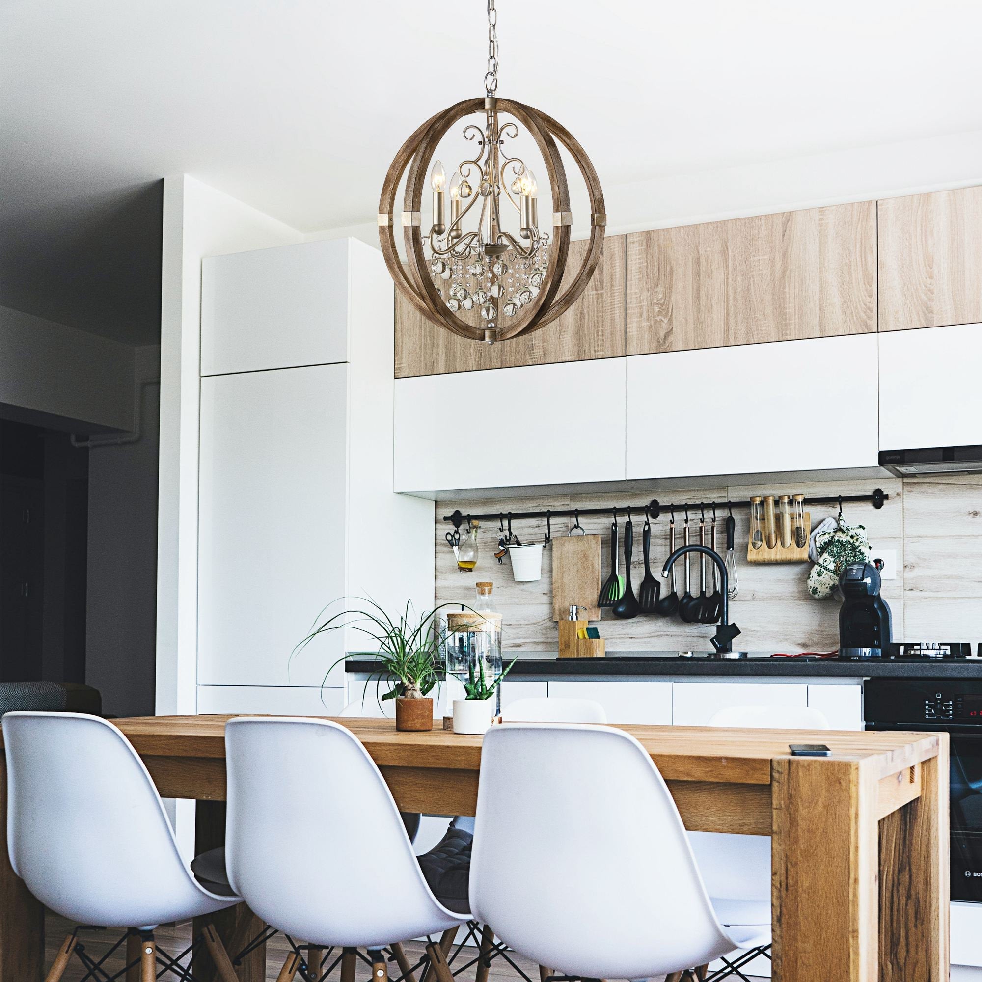 Oltheyra Premium Elegance Wooden Pendant Lamp - Letslighting