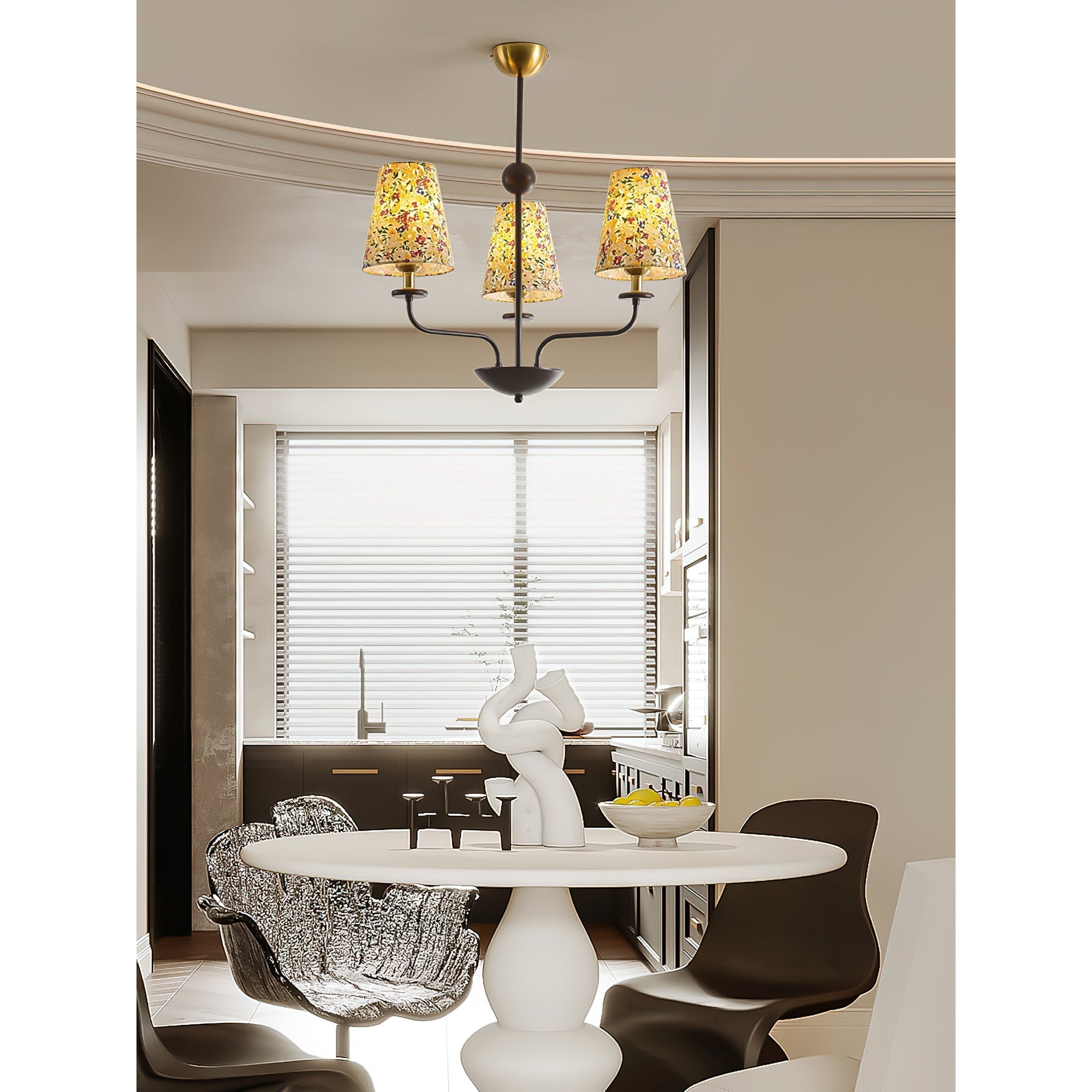 Aurmaren Vintage Industrial Fabric Chandelier - Letslighting