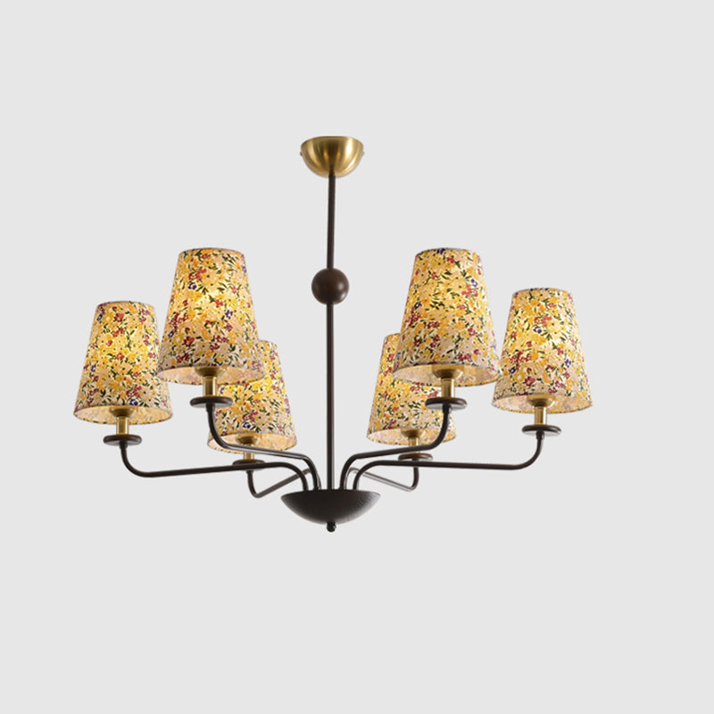 Aurmaren Vintage Industrial Fabric Chandelier - Letslighting