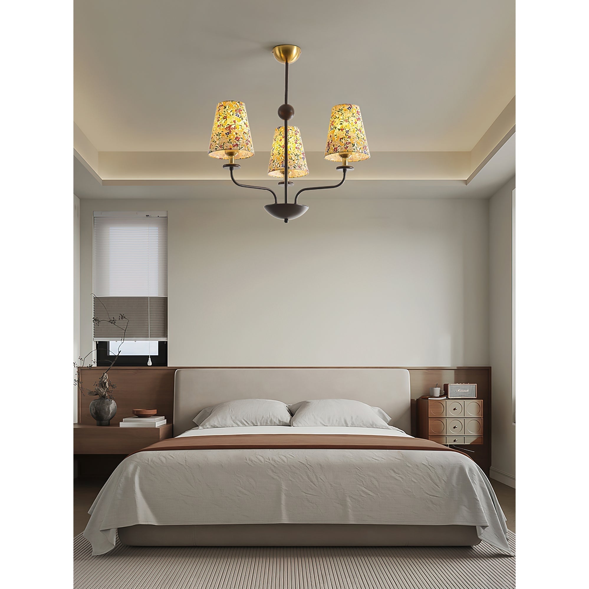 Aurmaren Vintage Industrial Fabric Chandelier - Letslighting