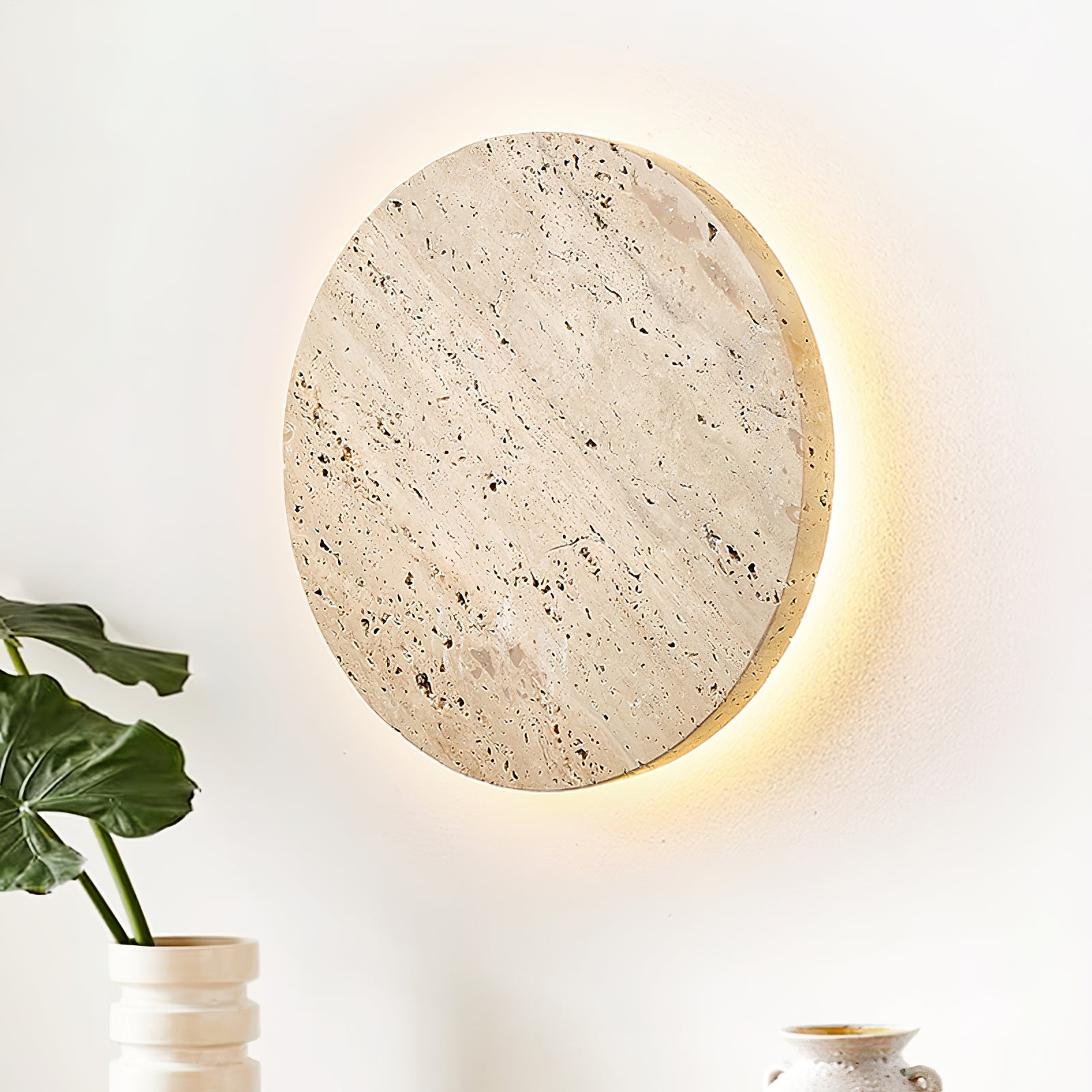 Siena Modern Travertine Wall Light
