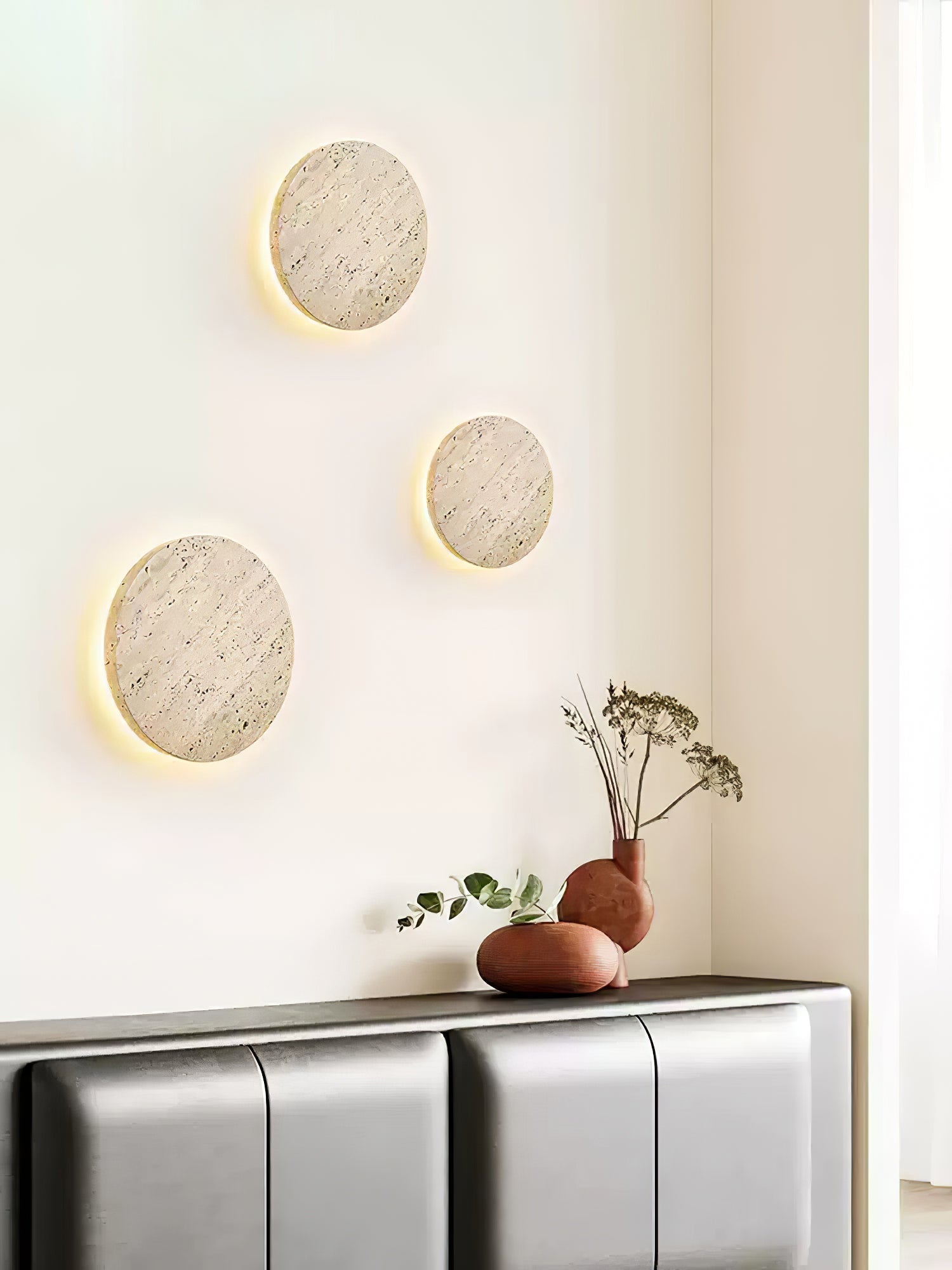 Siena Modern Travertine Wall Light
