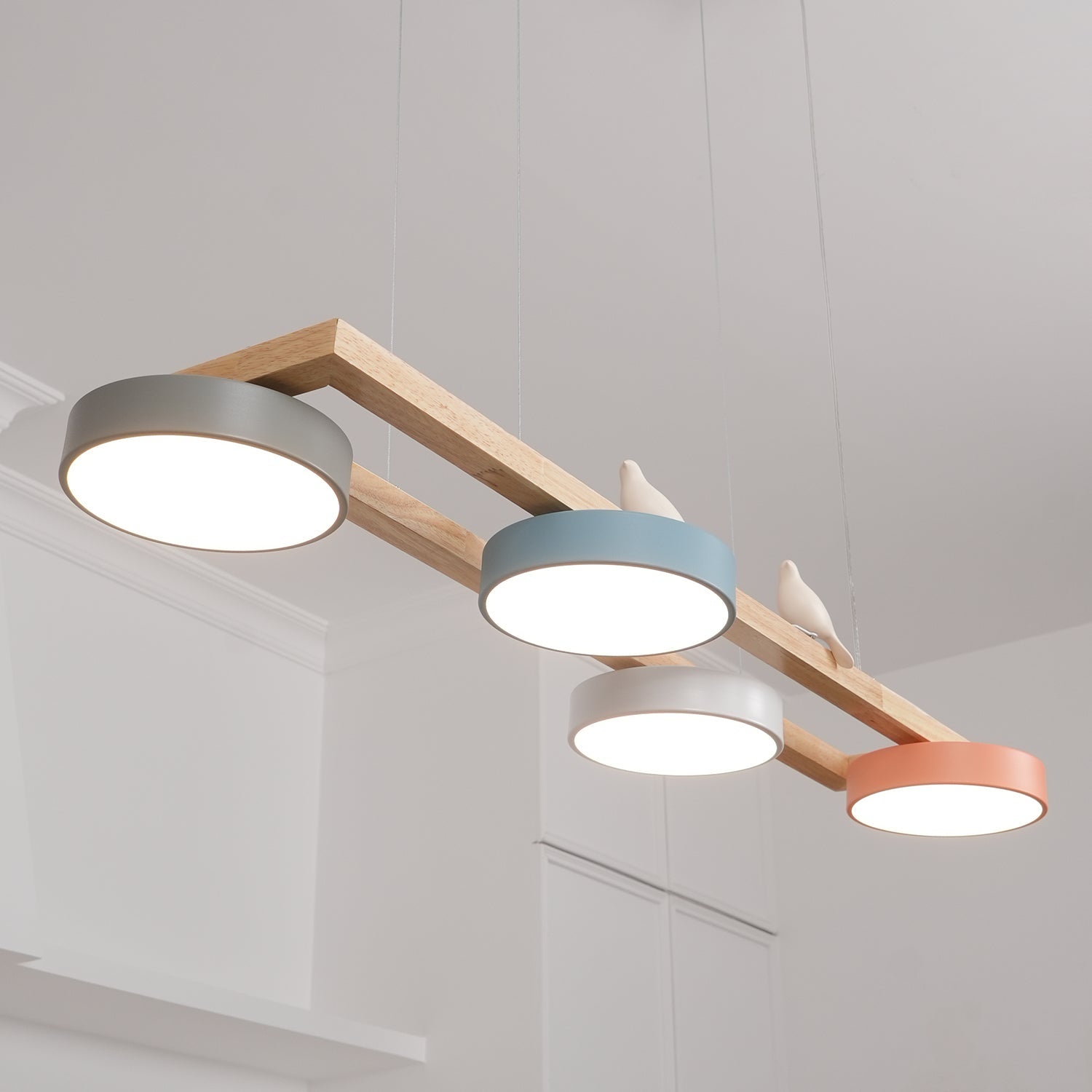 Muto Bird Long Chandelier