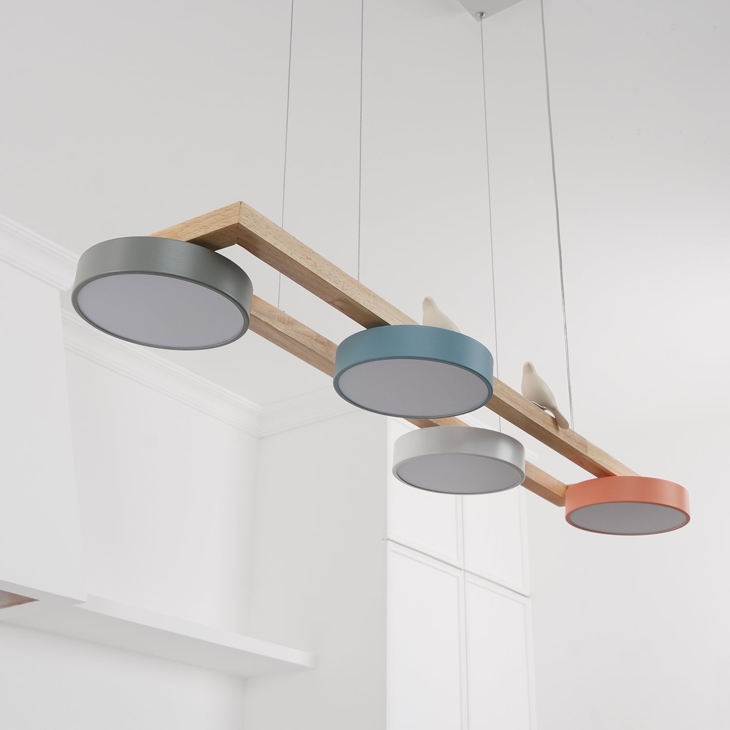 Muto Bird Long Chandelier