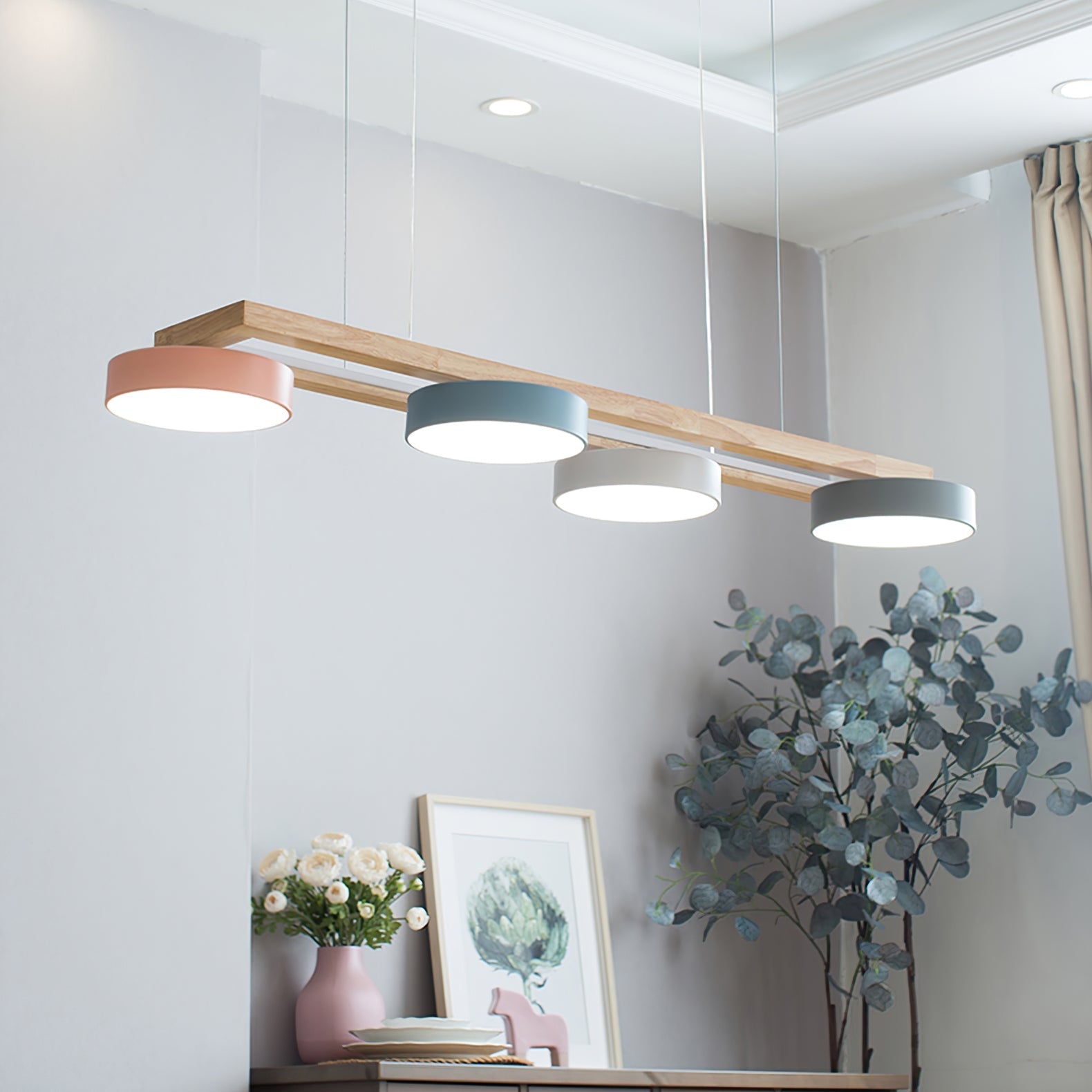Muto Bird Long Chandelier