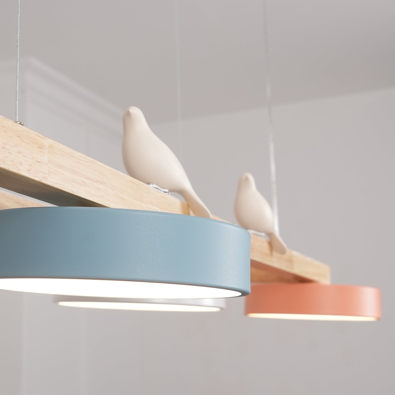 Muto Bird Long Chandelier