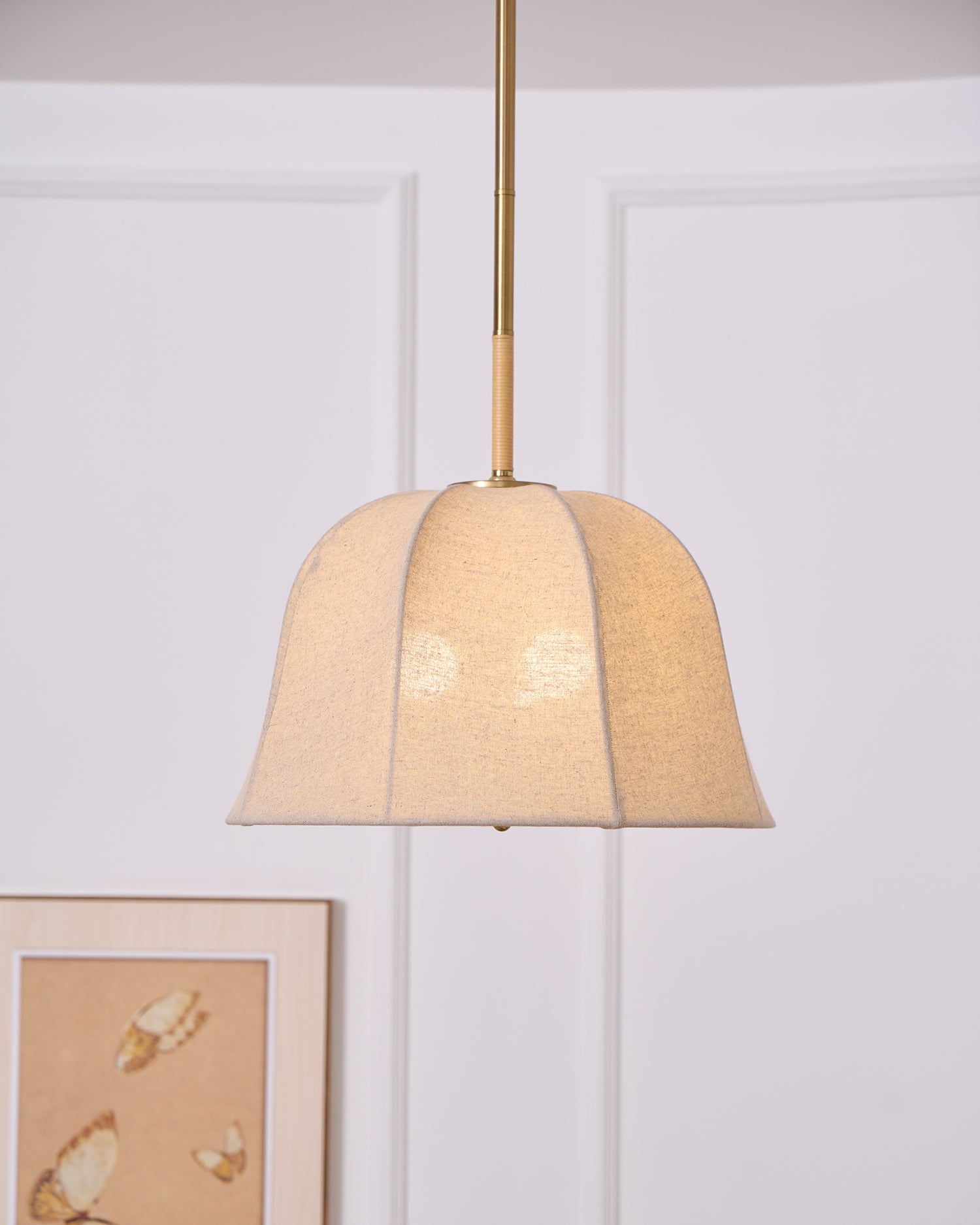 Fiora Vintage Fabric Pendant Lamp - Letslighting