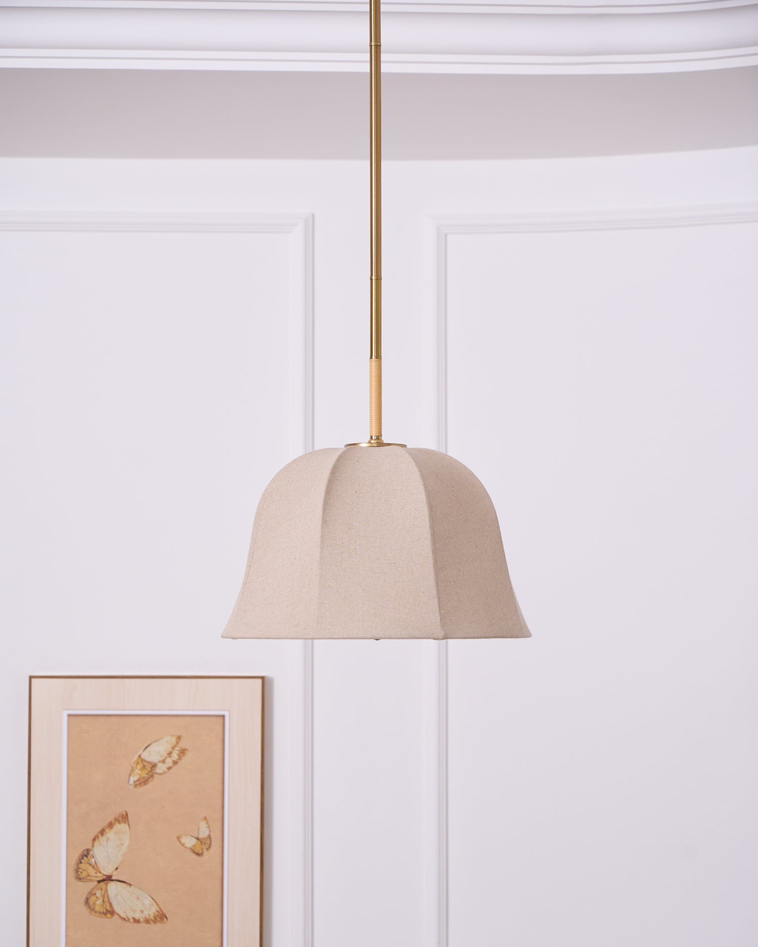 Fiora Vintage Fabric Pendant Lamp - Letslighting