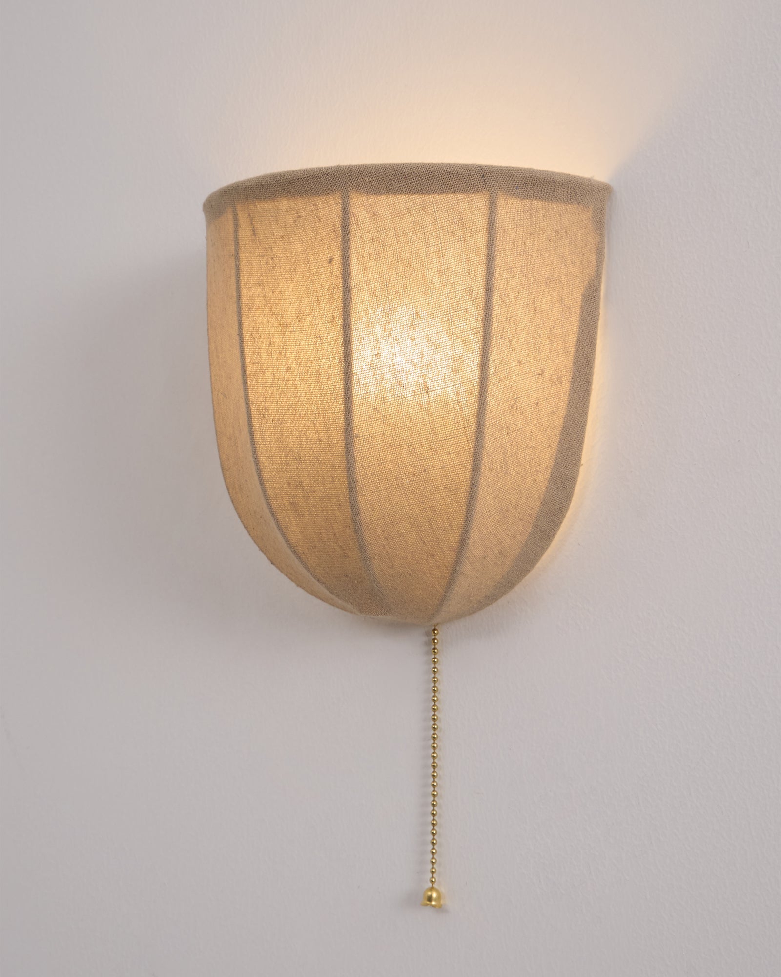 Griswold Natural Linen Fabric Sconce Wall lamp - Letslighting