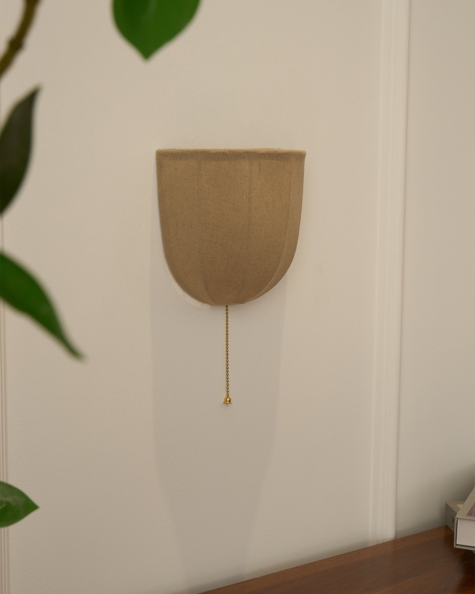 Griswold Natural Linen Fabric Sconce Wall lamp - Letslighting