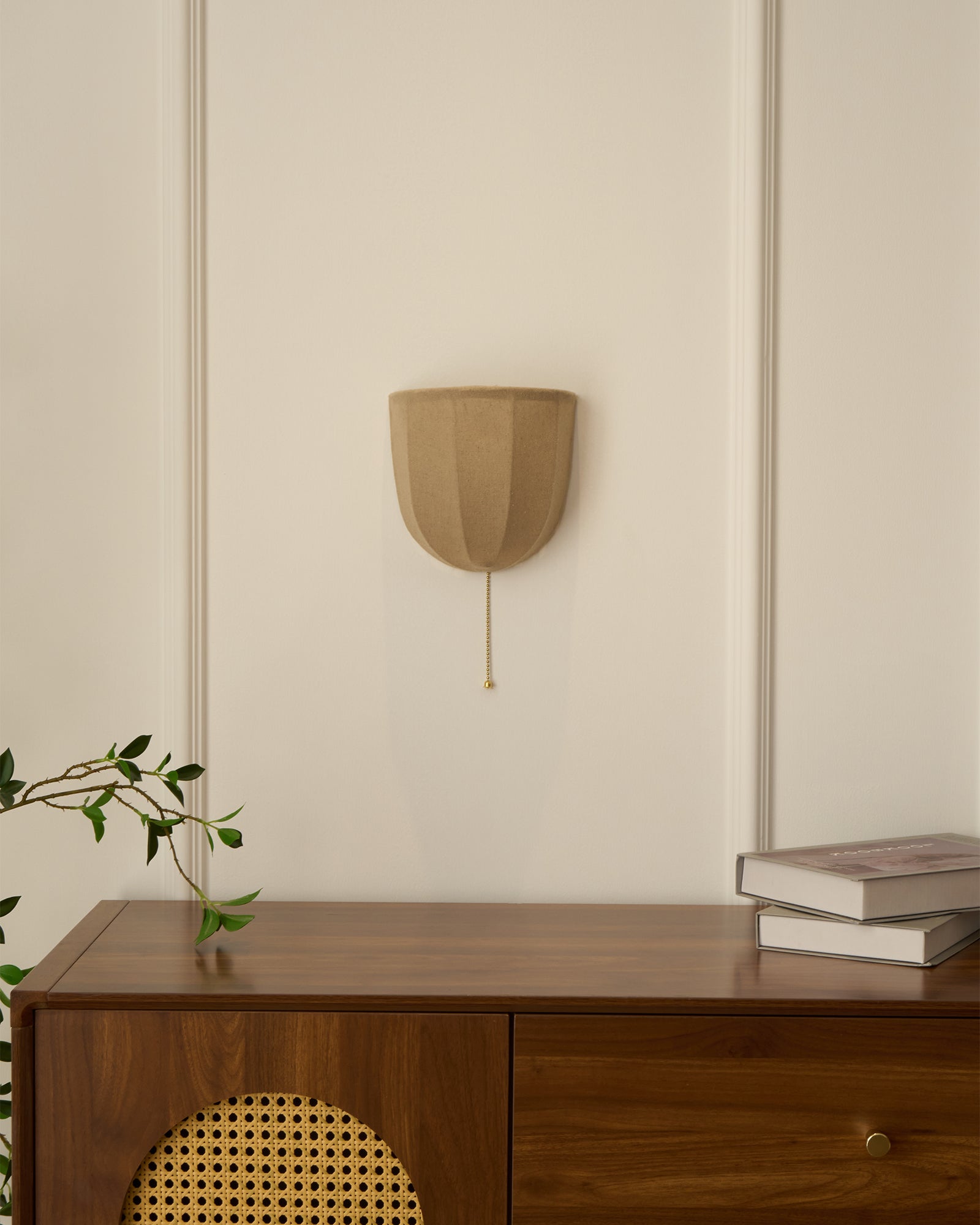 Griswold Natural Linen Fabric Sconce Wall lamp - Letslighting
