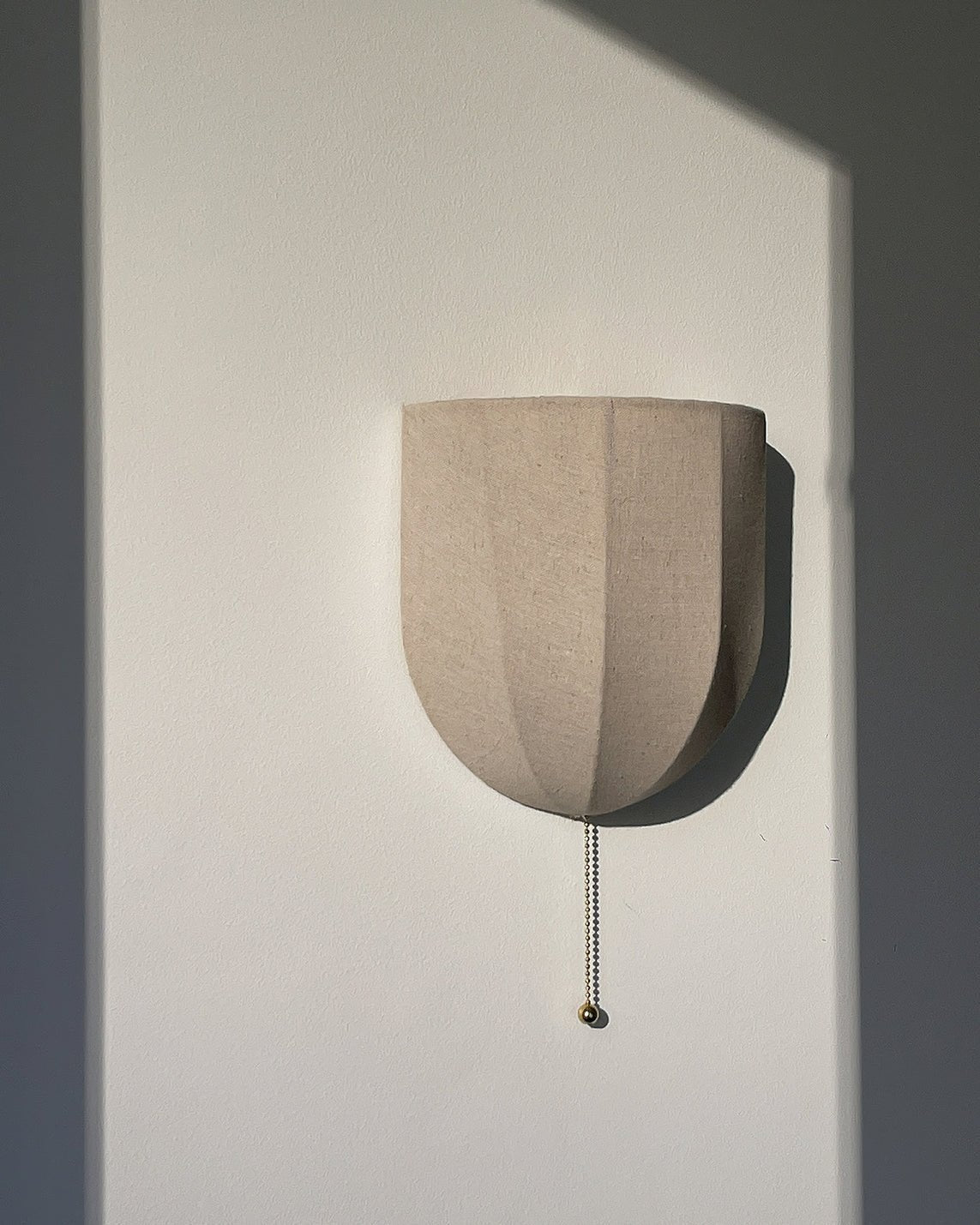 Griswold Natural Linen Fabric Sconce Wall lamp - Letslighting