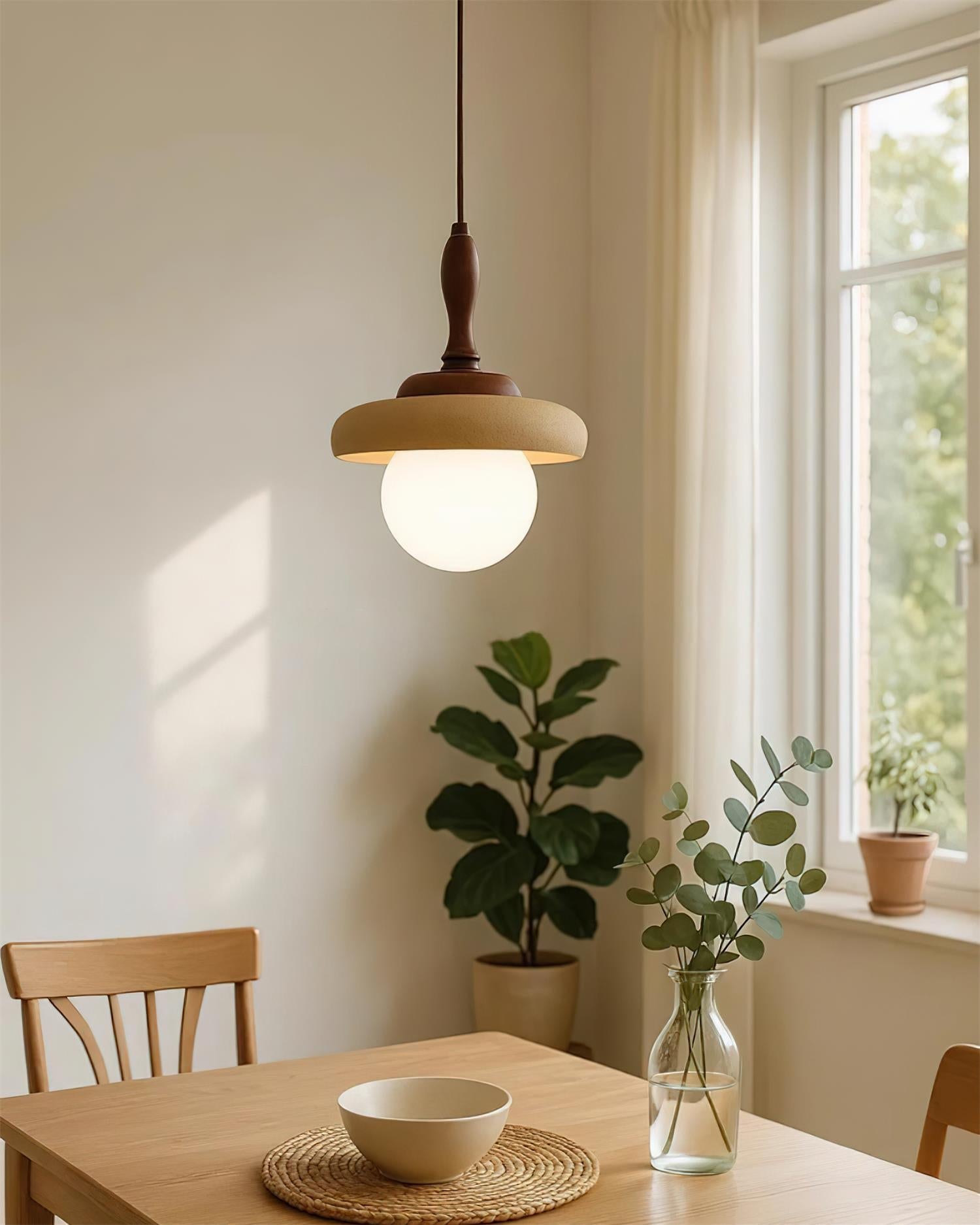 Sienna Pendant Lamp Rustic Curved Warmth - Letslighting