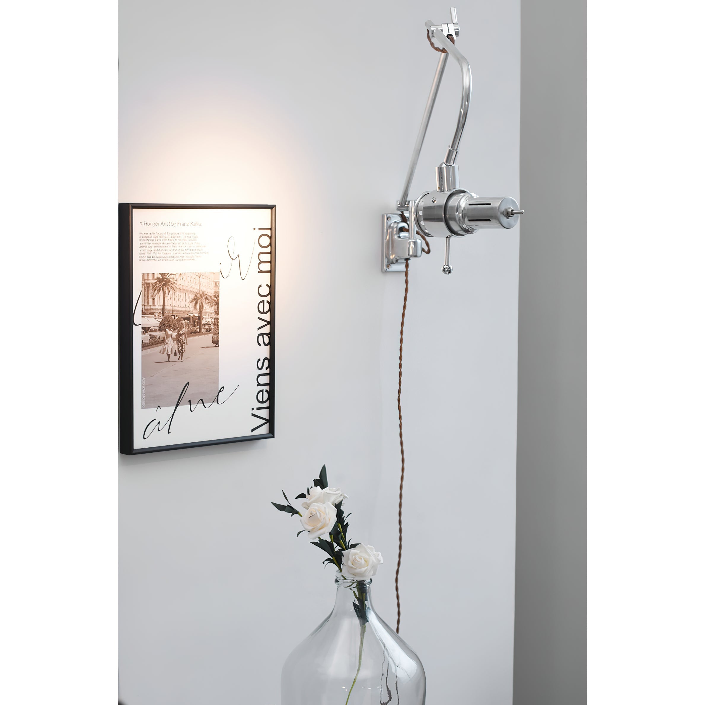 Ersolis Vintage Industrial Swing Arm Sconce Wall Lamp - Letslighting