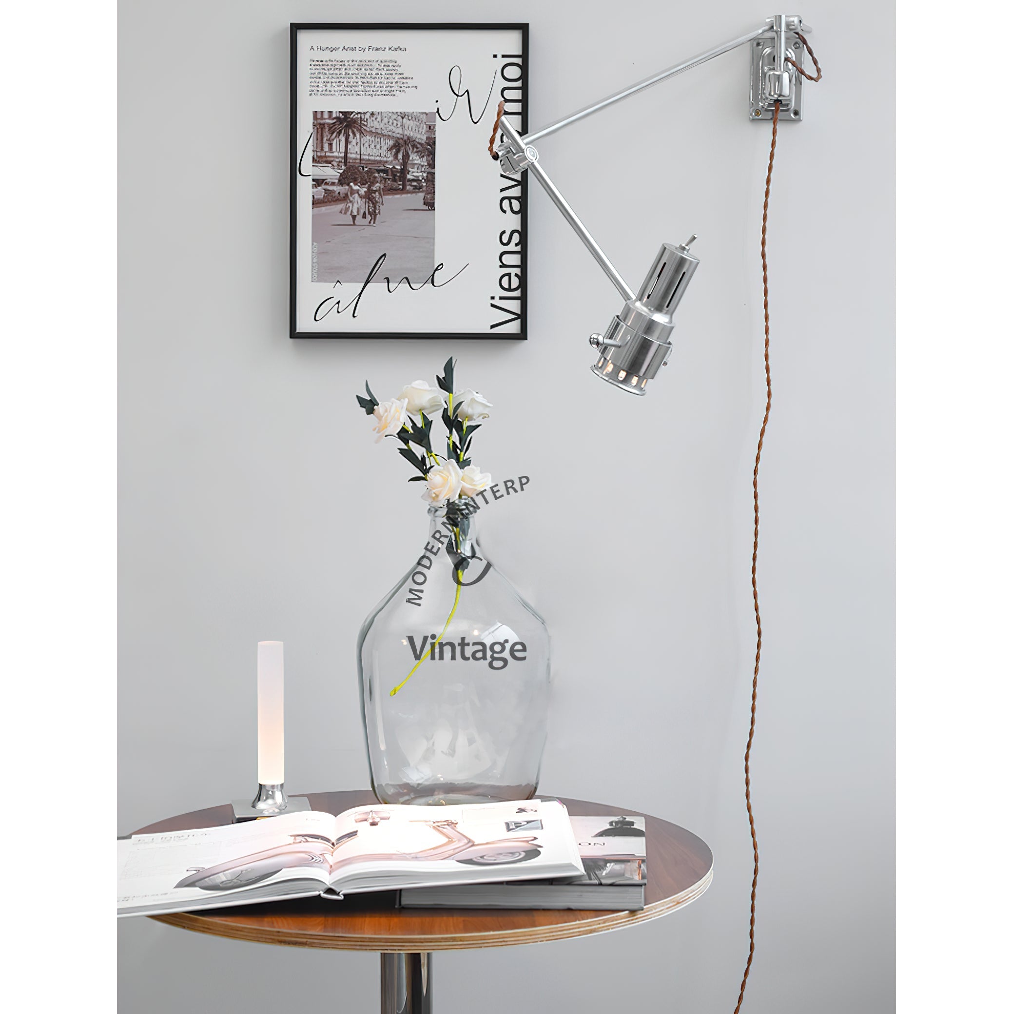 Ersolis Vintage Industrial Swing Arm Sconce Wall Lamp - Letslighting