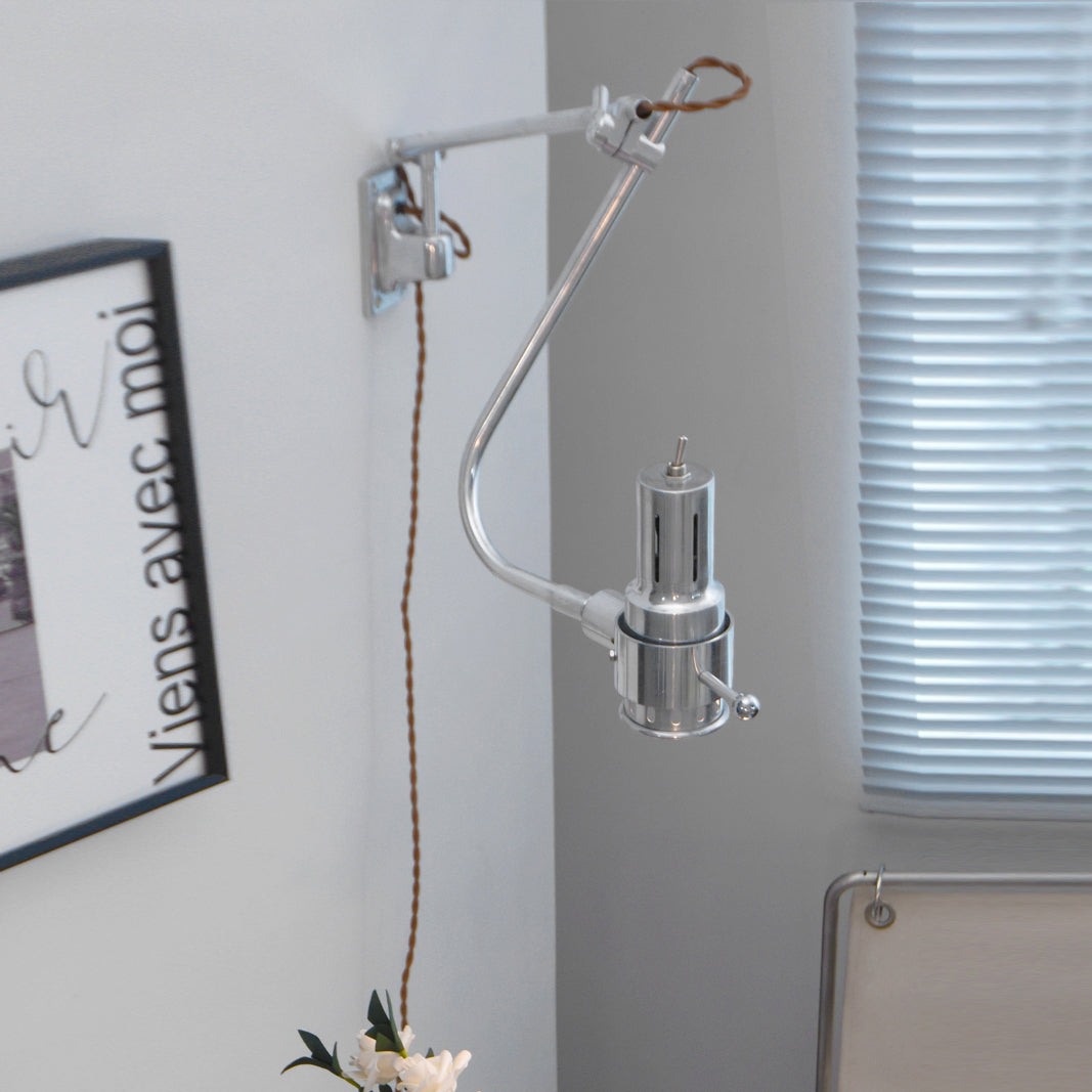 Ersolis Vintage Industrial Swing Arm Sconce Wall Lamp - Letslighting