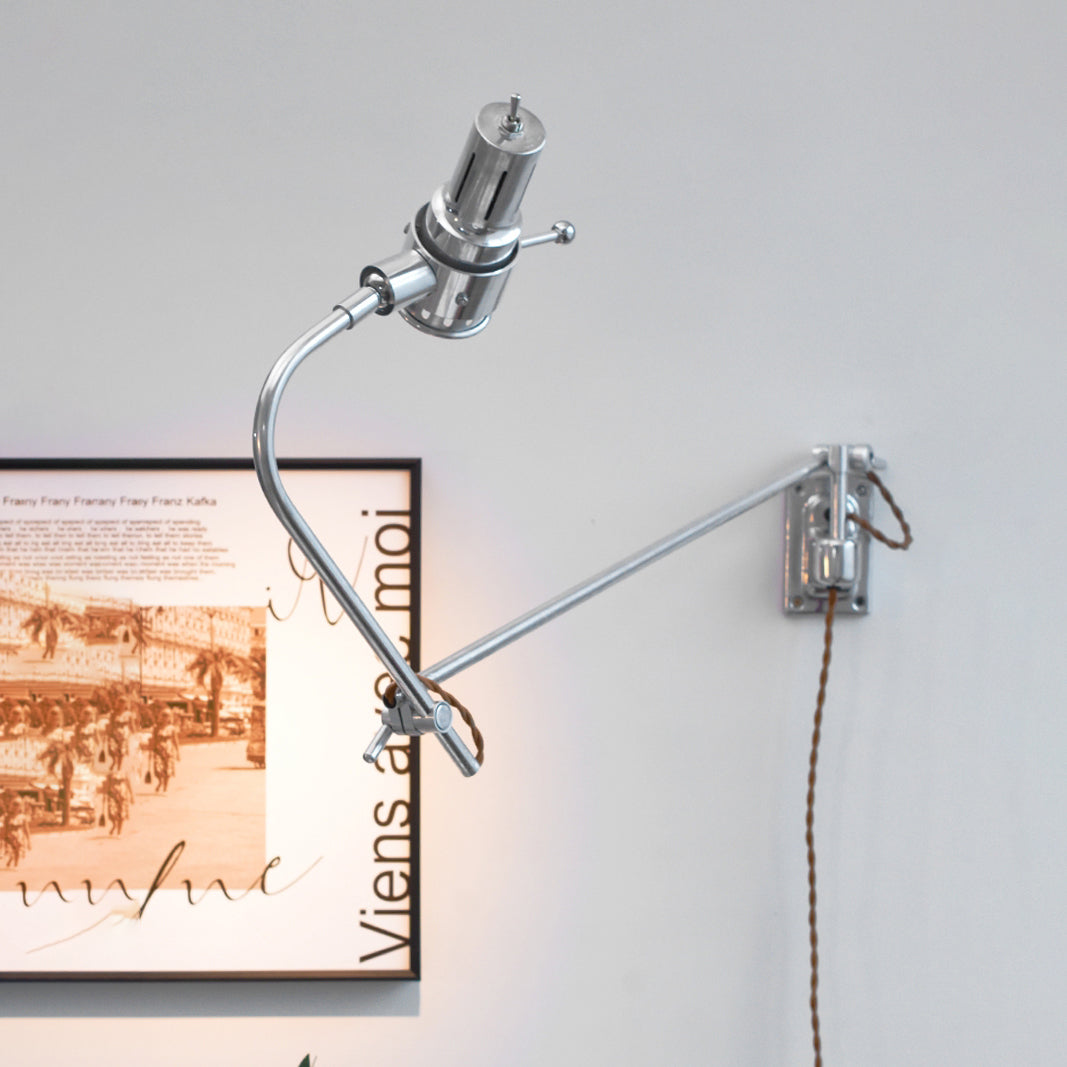 Ersolis Vintage Industrial Swing Arm Sconce Wall Lamp - Letslighting